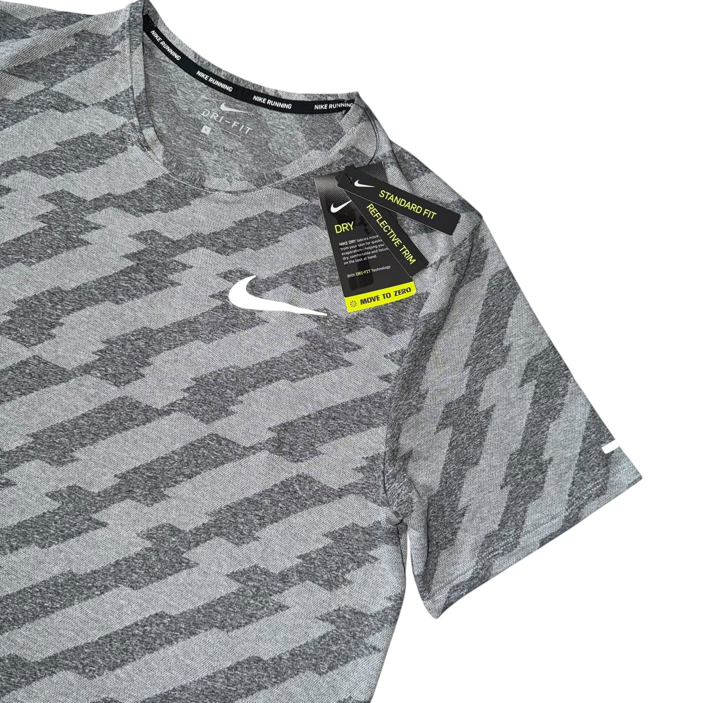 Nike Grey Jacquard Lightning T Shirt