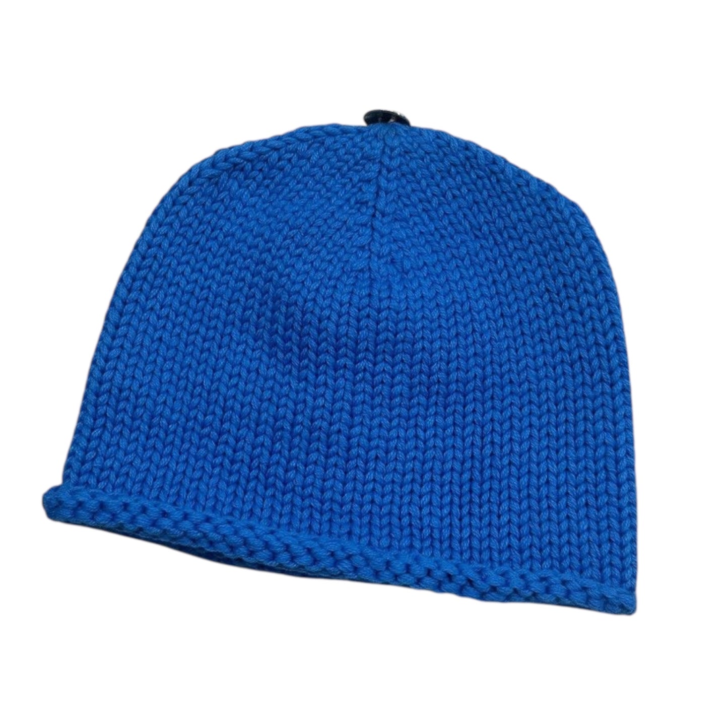 Chrome Hearts Blue Cashmere Cross Patch Beanie