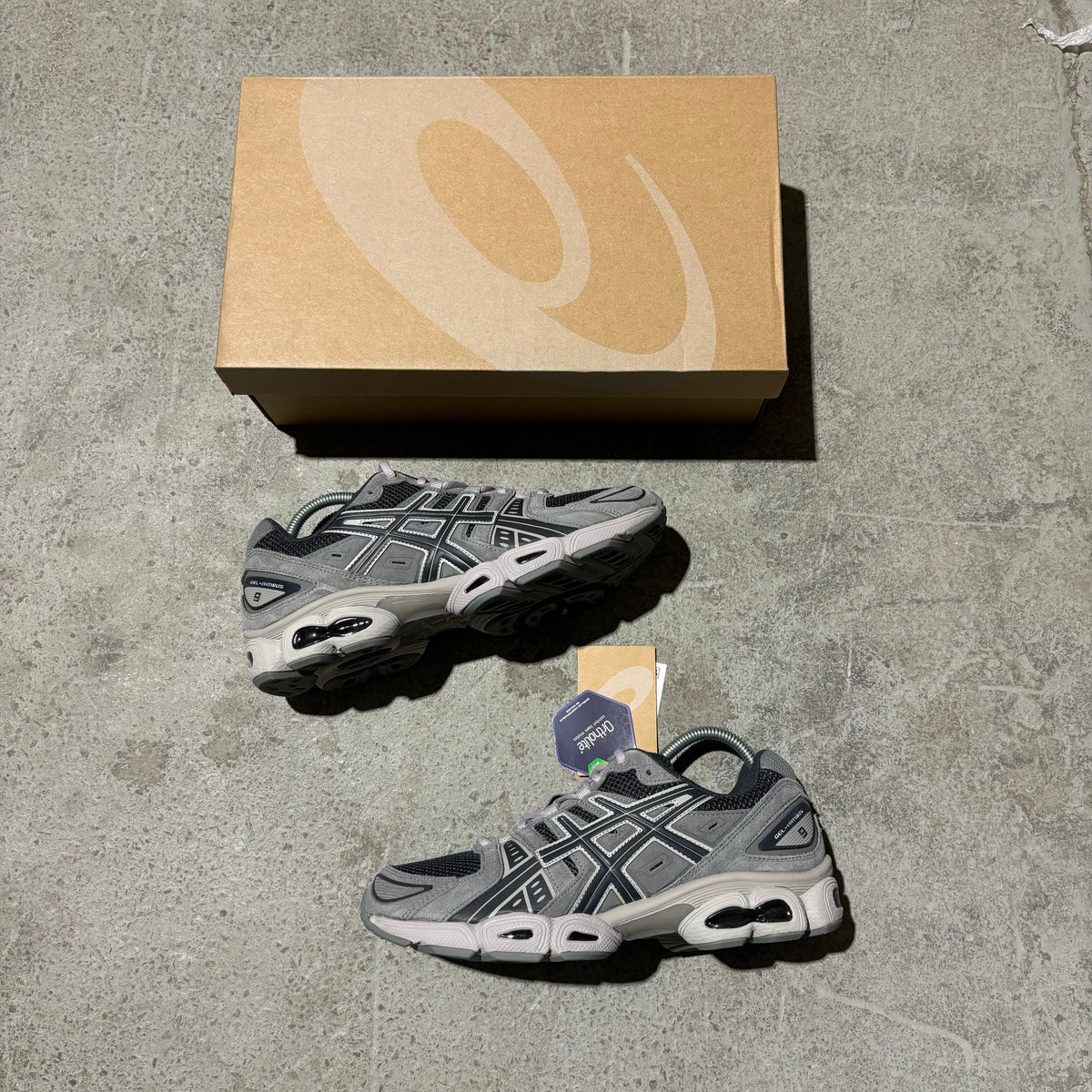 Asics Gel Nimbus 9 Obsidian Grey Trainers