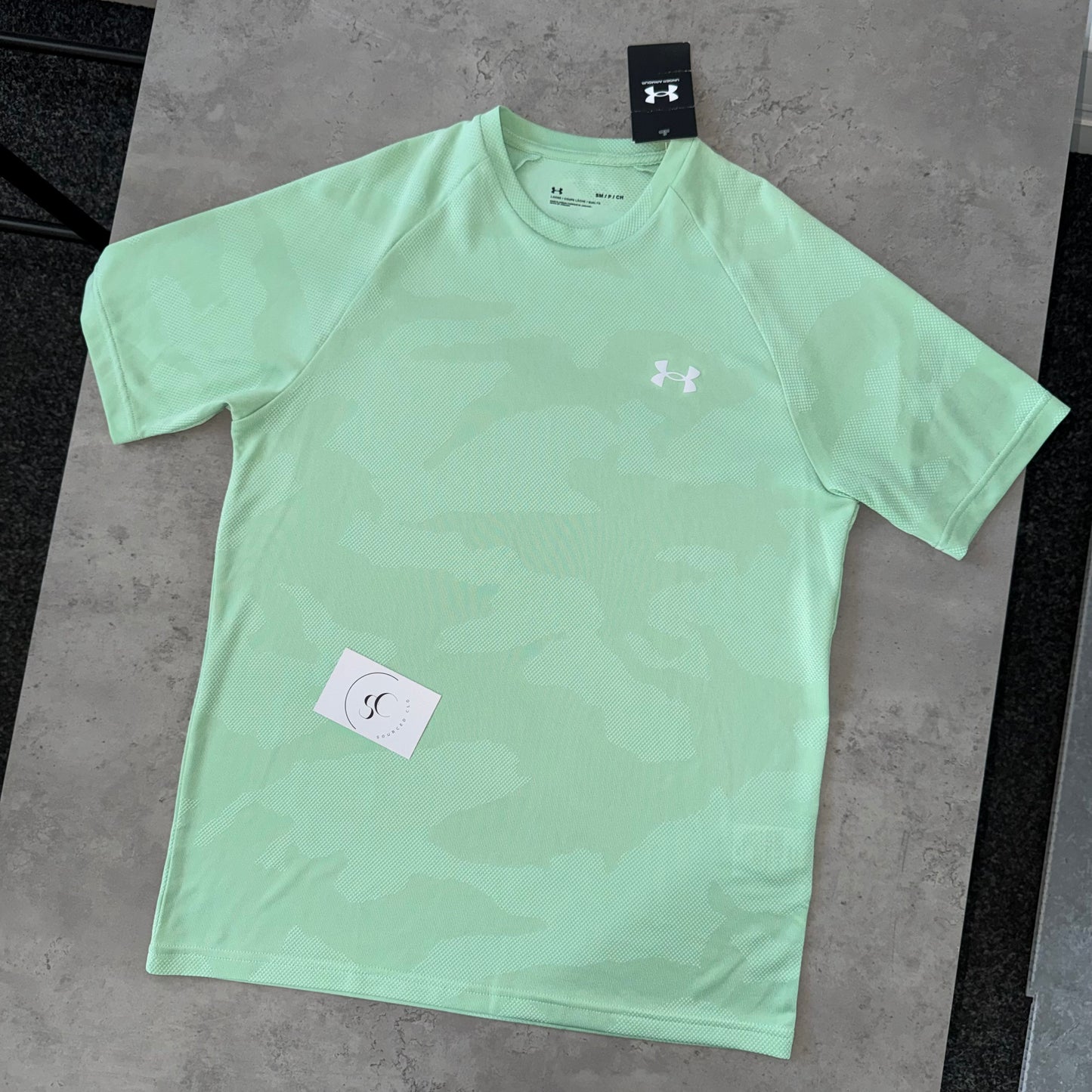 Under Armour Mint Green Camouflage T Shirt