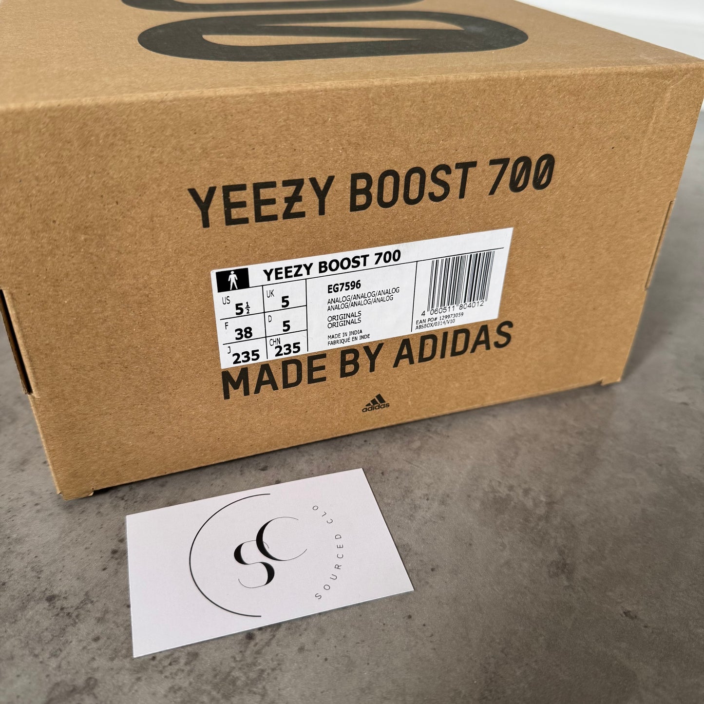 Adidas Yeezy Boost 700 Analog Trainers