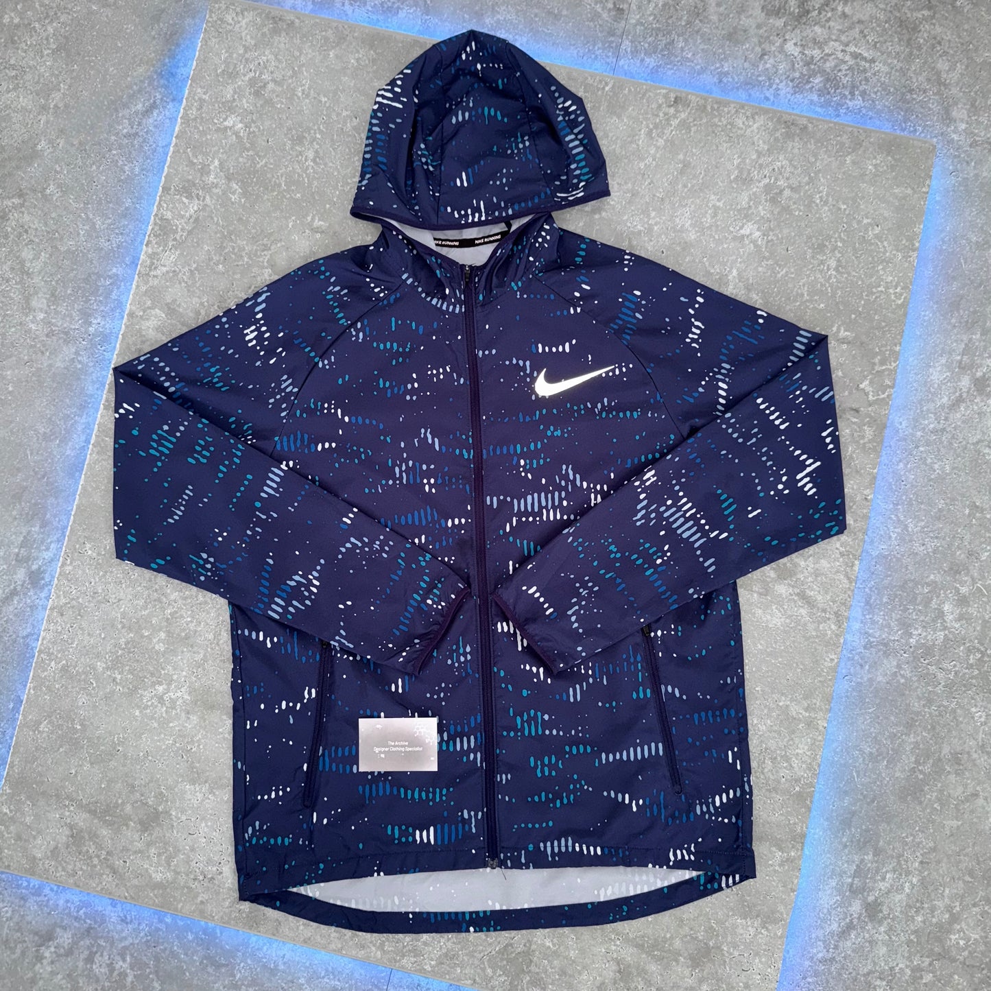 Nike Navy Digital Windbreaker Jacket