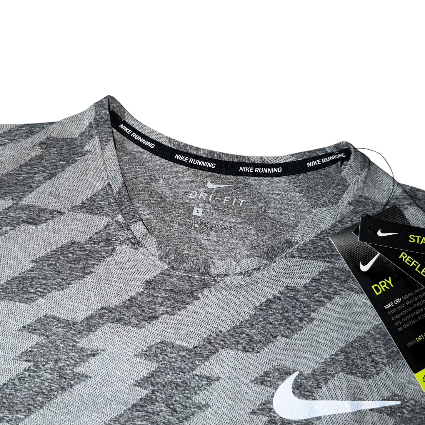 Nike Grey Jacquard Lightning T Shirt