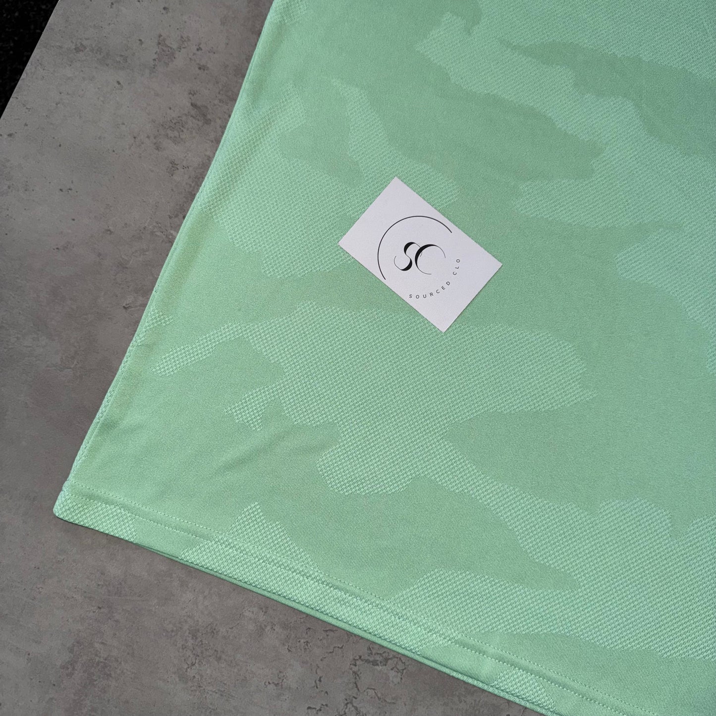 Under Armour Mint Green Camouflage T Shirt