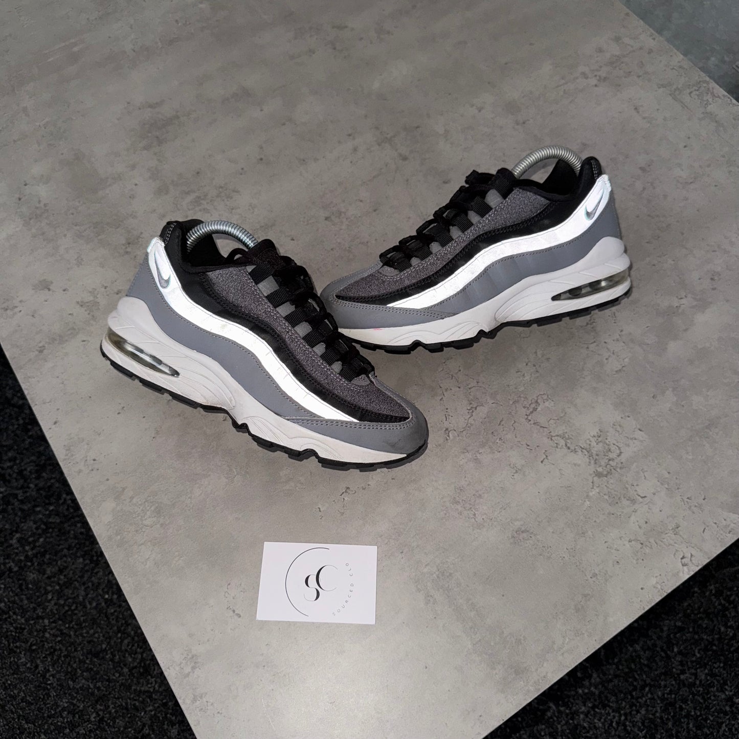 Nike Air Max 95 Grey White Black Trainers