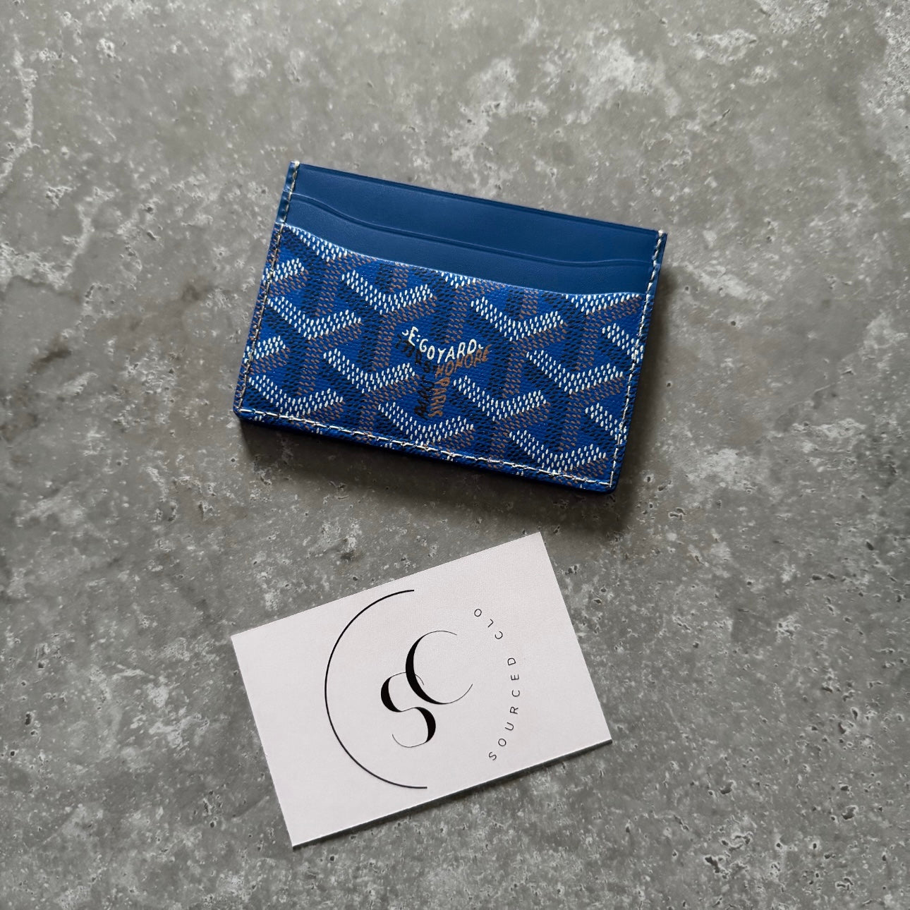 Goyard Sky Blue Sulpice Cardholder