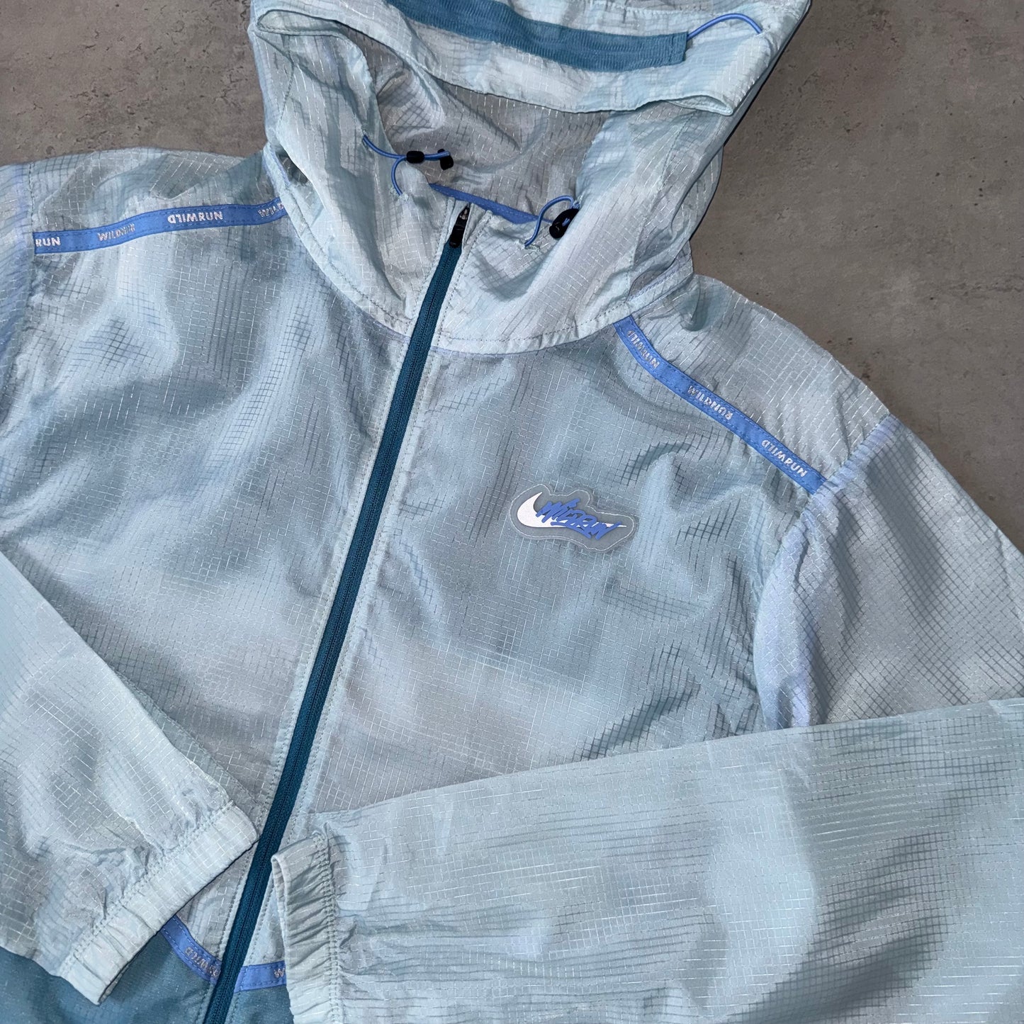 Nike Blue Wild Run Windbreaker