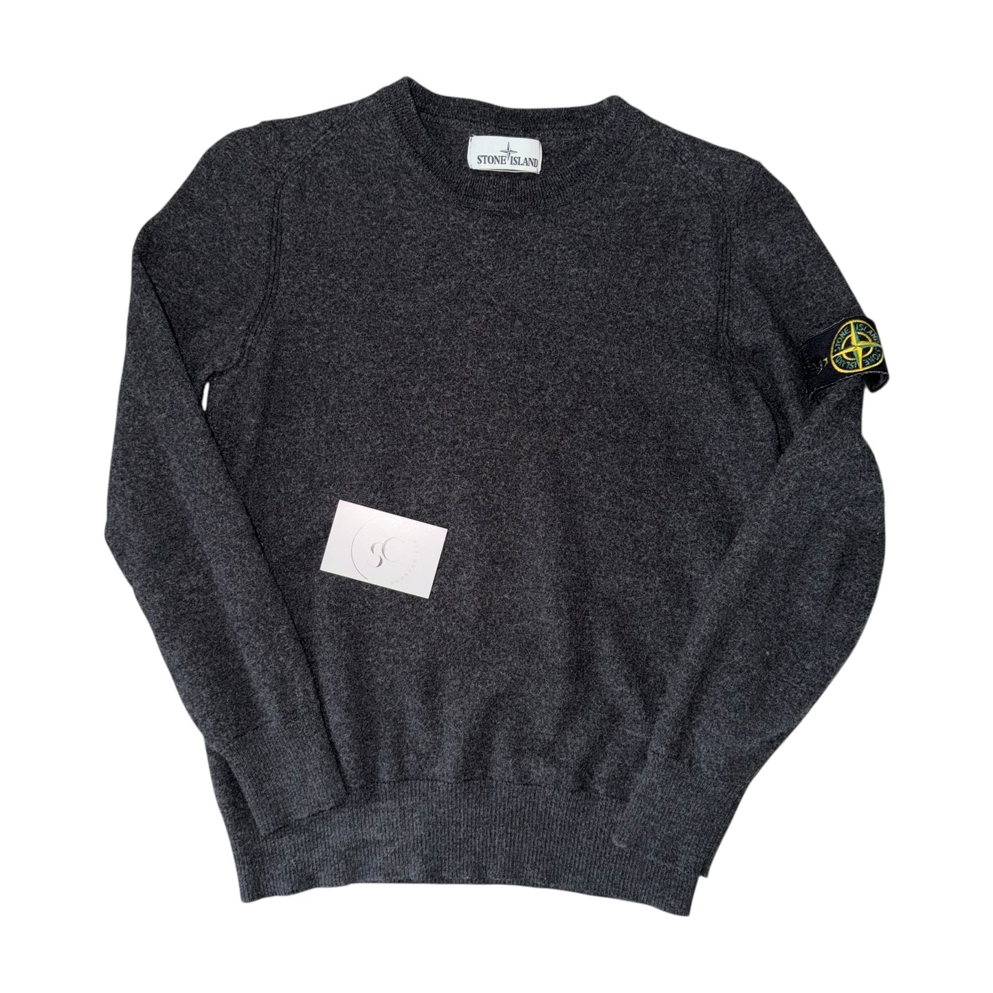 Stone Island Charcoal Knit Jumper