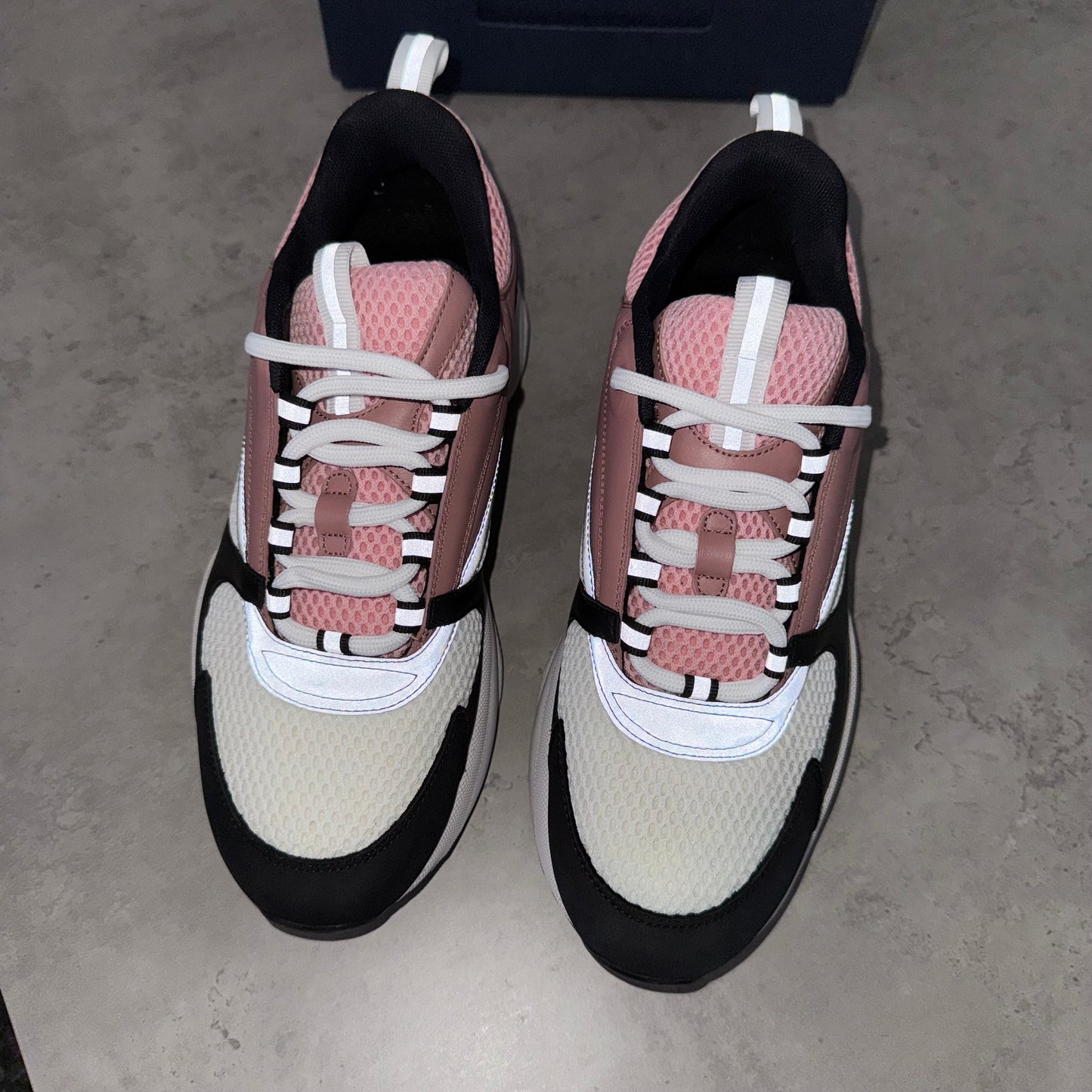 Dior B22 Pink White Black Trainers