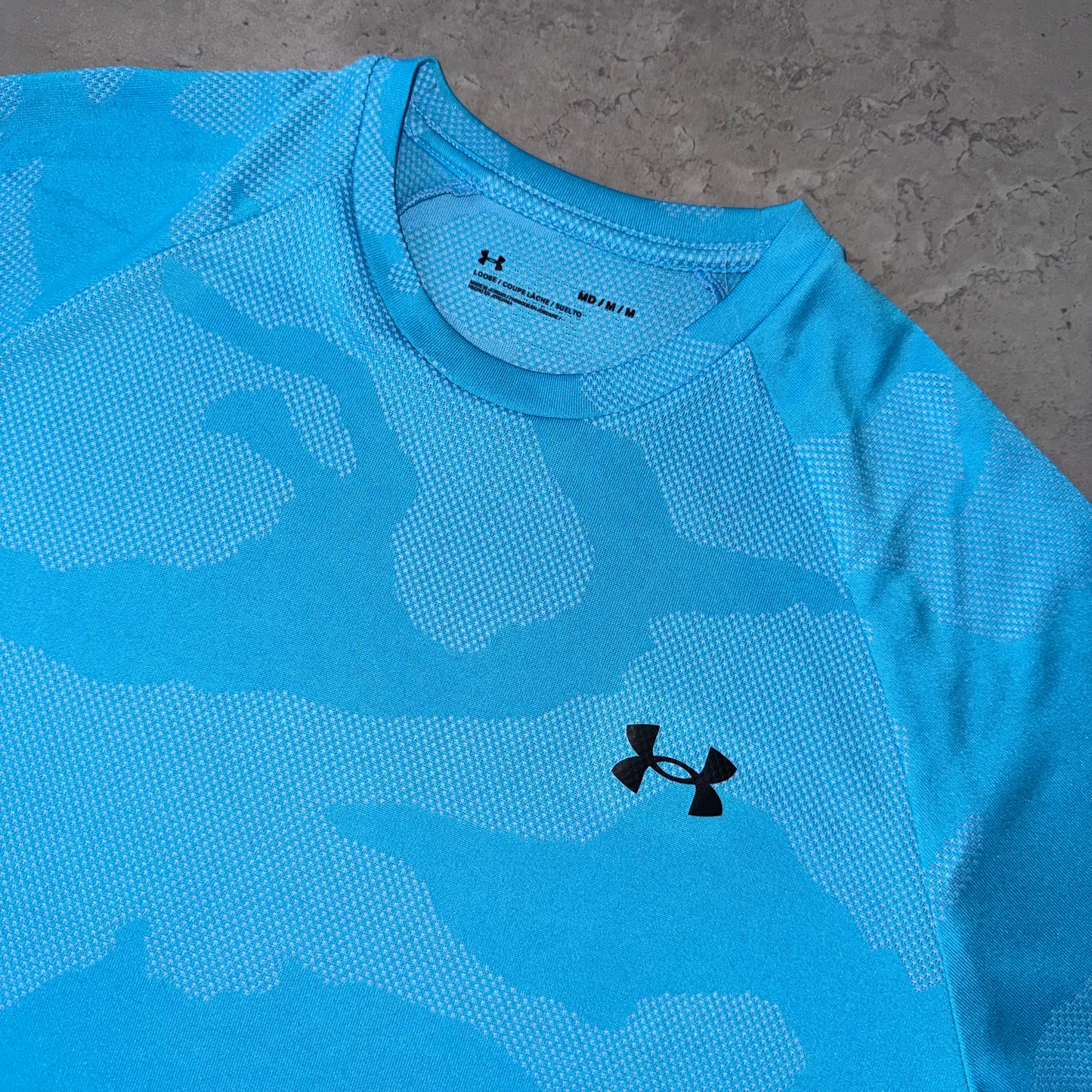 Under Armour Blue Camouflage T Shirt
