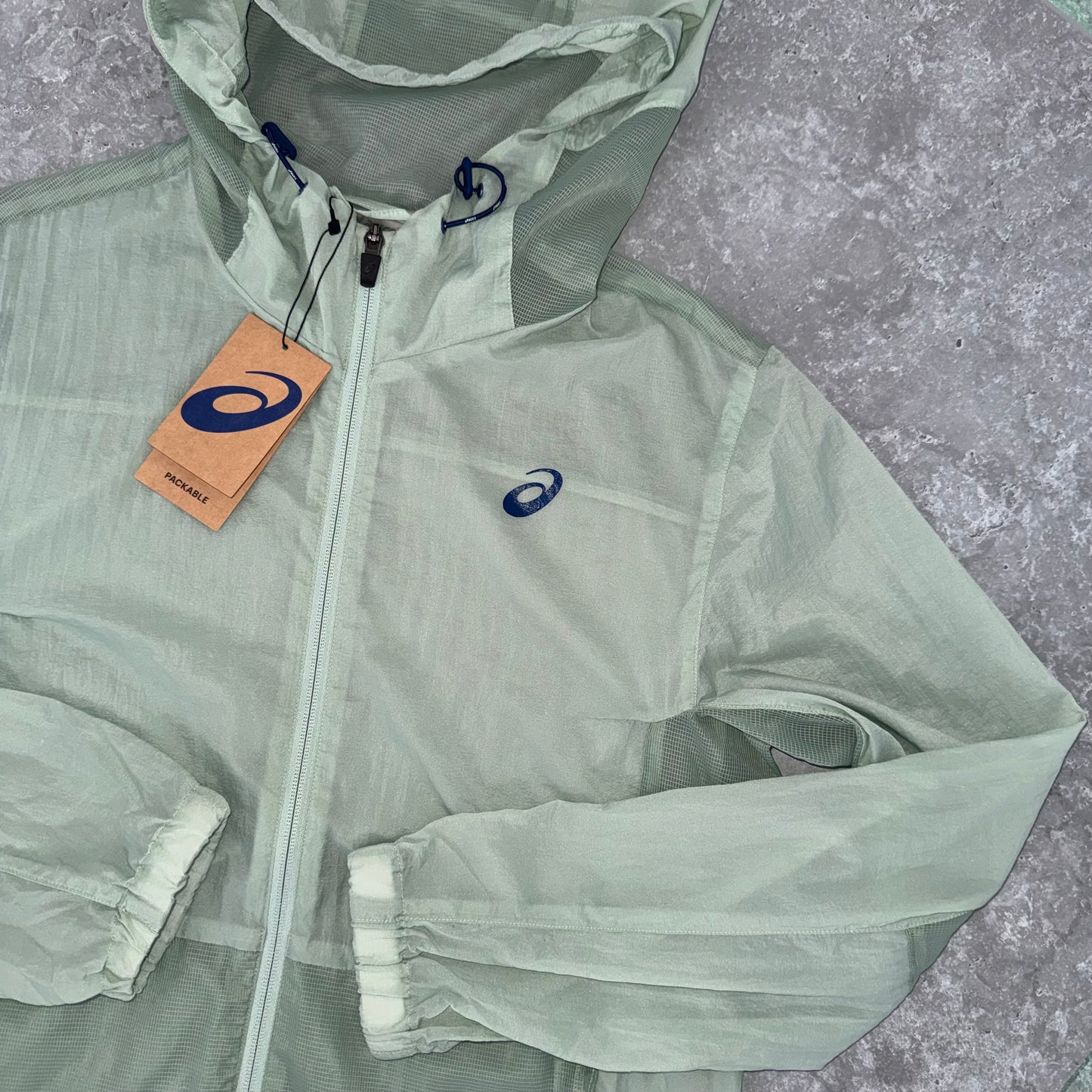 Asics Pistachio Green Light Windbreaker