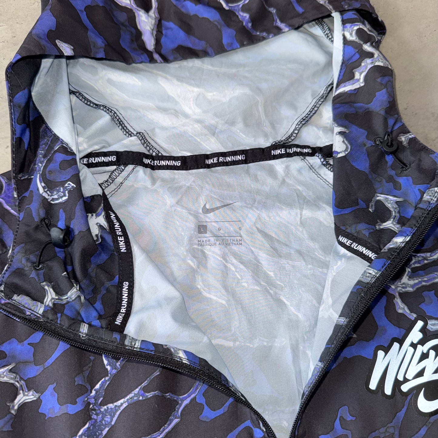 Nike Blue Galaxy Windbreaker Jacket