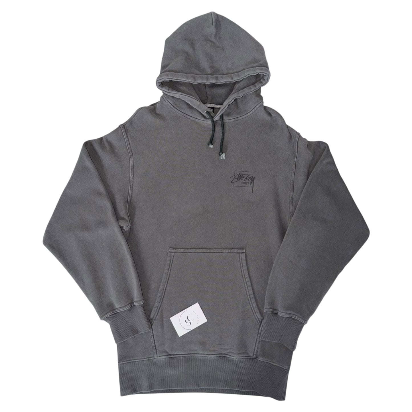 Stussy Black Pigment Dyed Hoodie