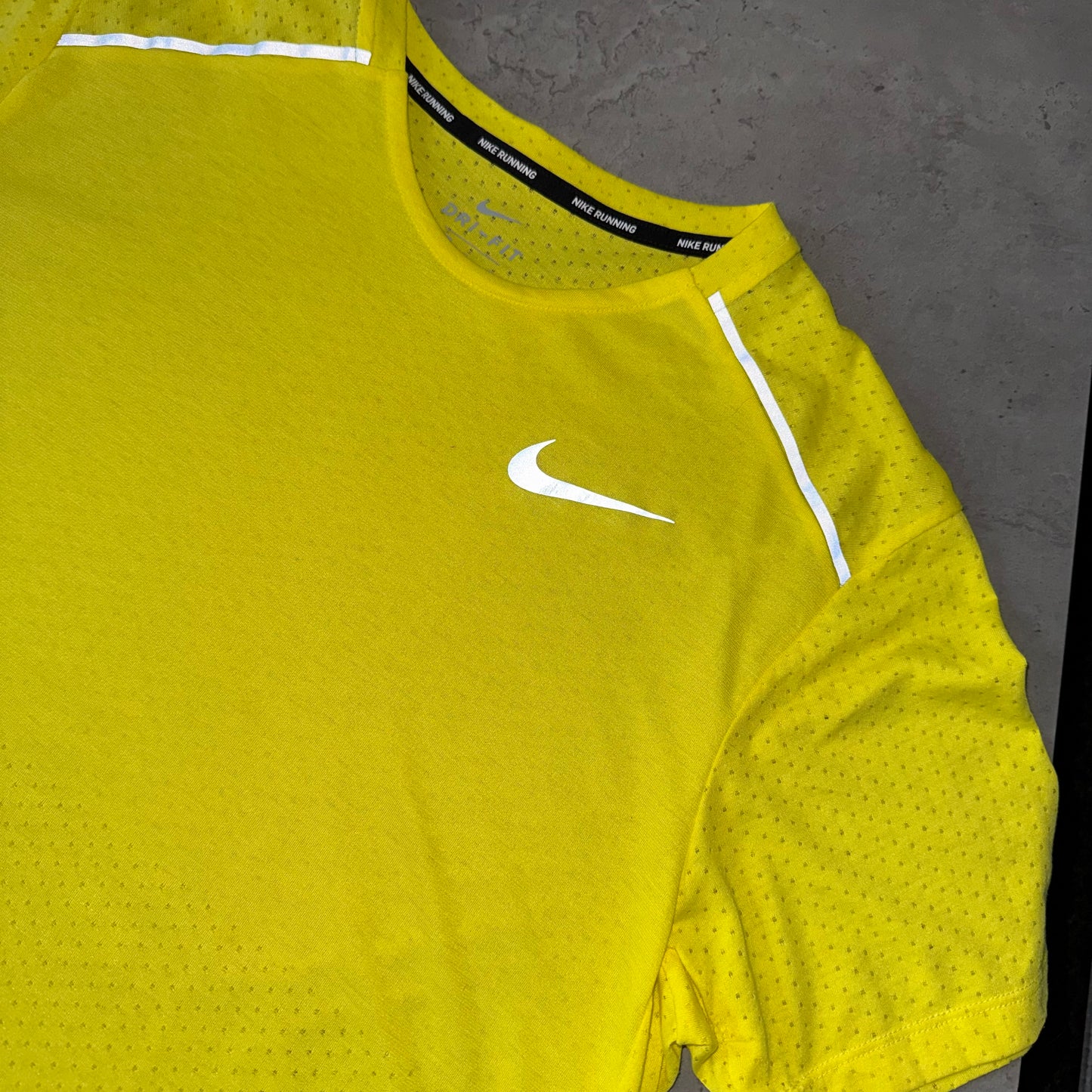 Nike Yellow Breathe 1.0 Miler T Shirt