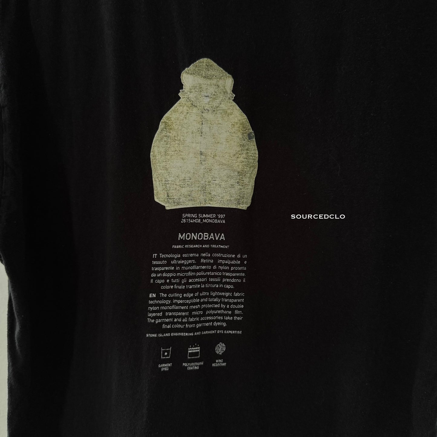 Stone Island Archivo Monobava Black T Shirt