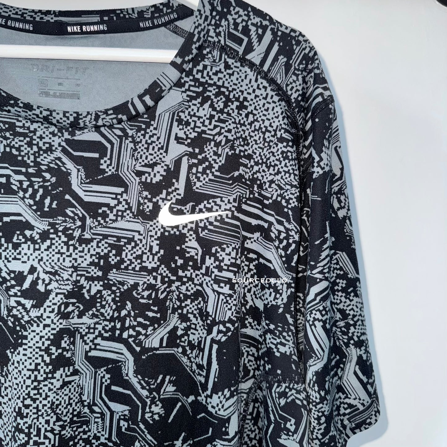 Nike Grey Digital Miler T Shirt
