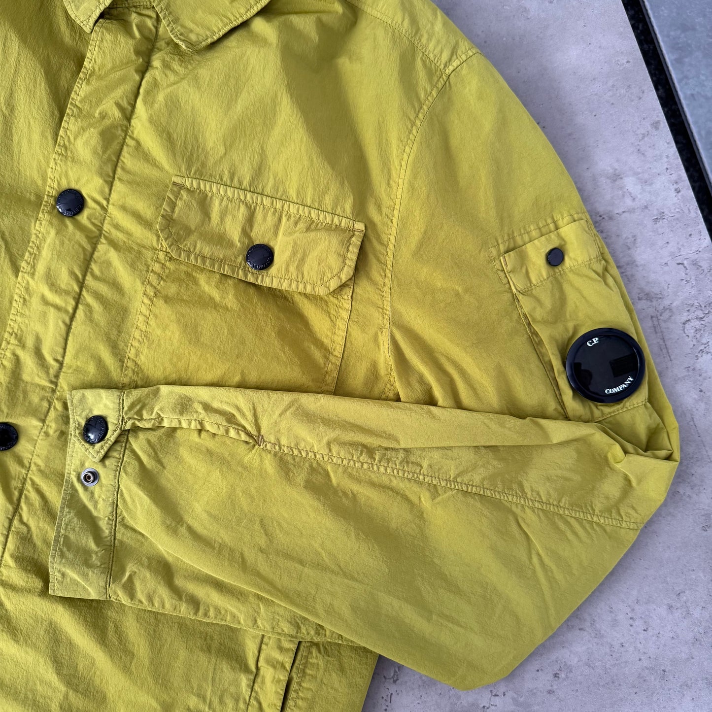 CP Company Lime Nylon Overshirt