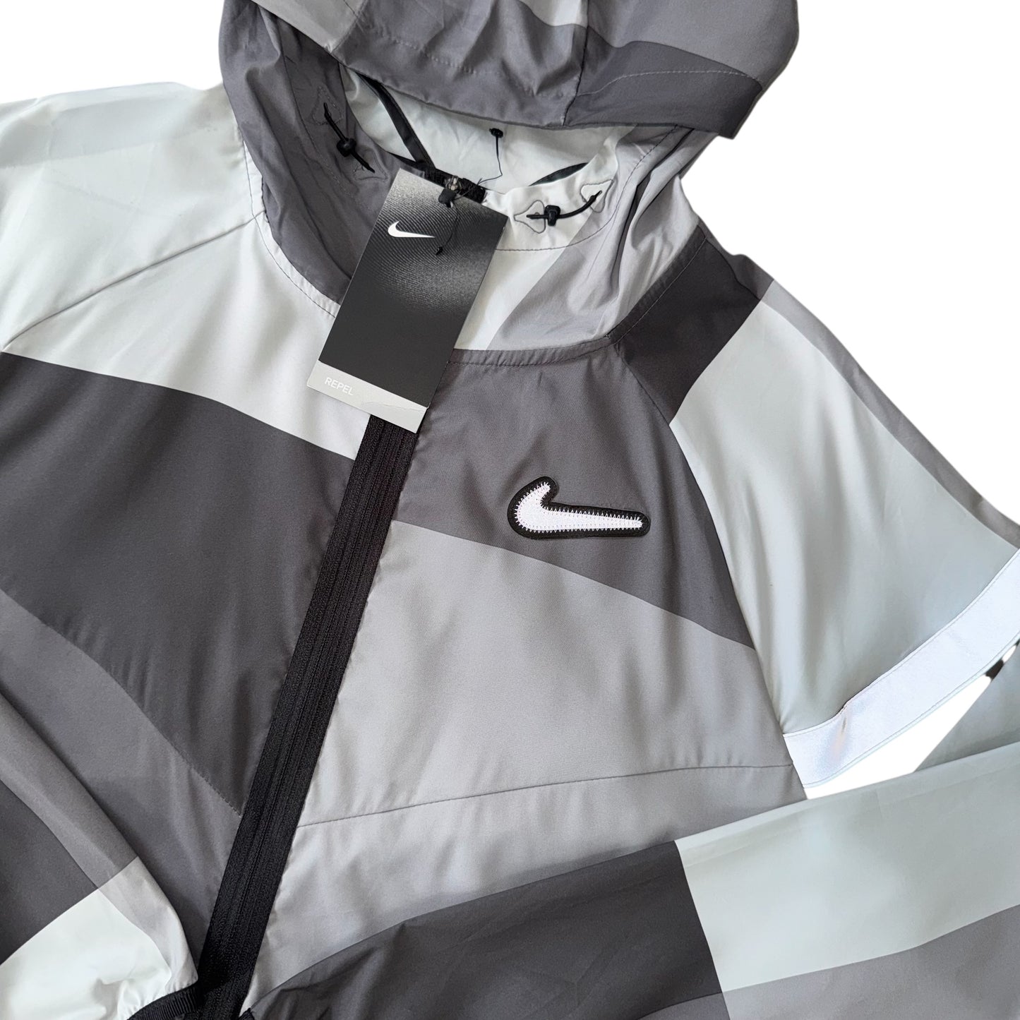 Nike Grey Wild Run Panel Windbreaker