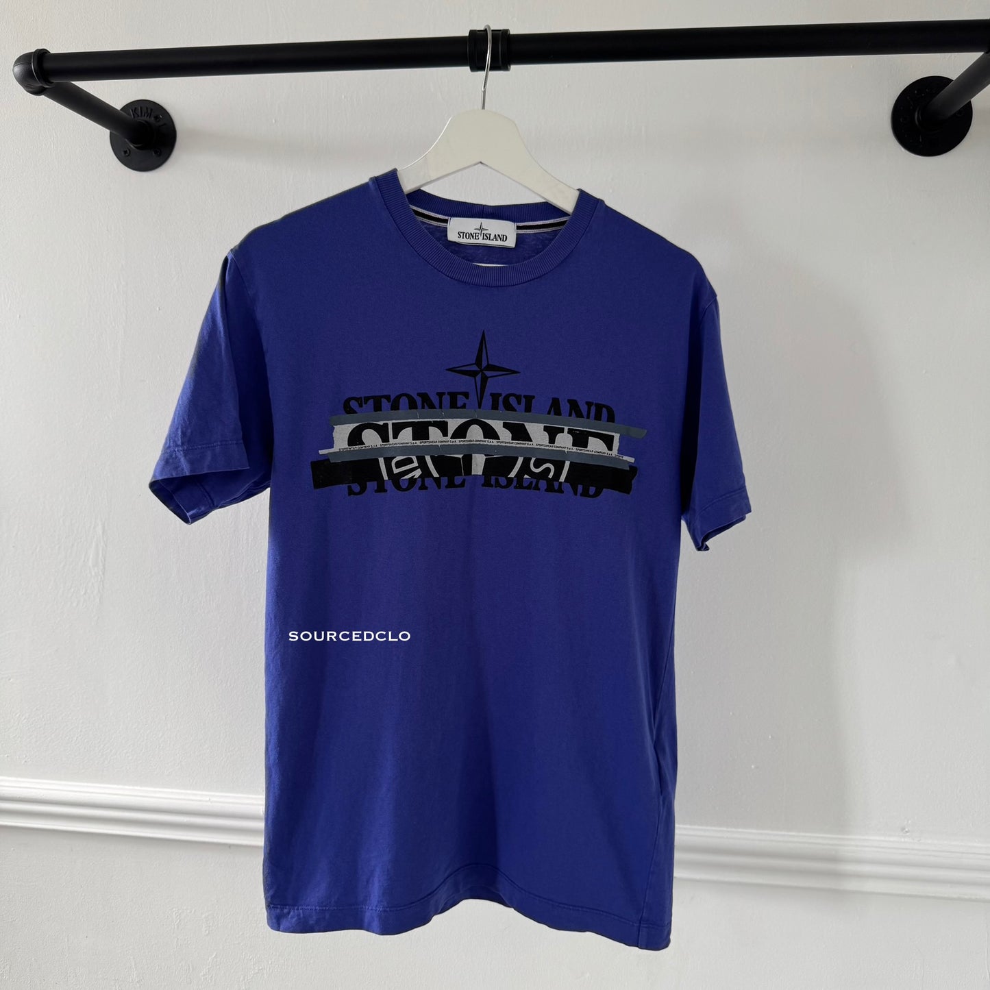 Stone Island Disjointed Blue T Shirt