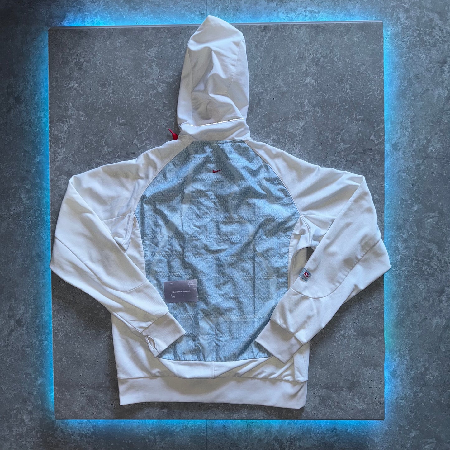 Vintage Y2K Nike TN White Zip Hoodie
