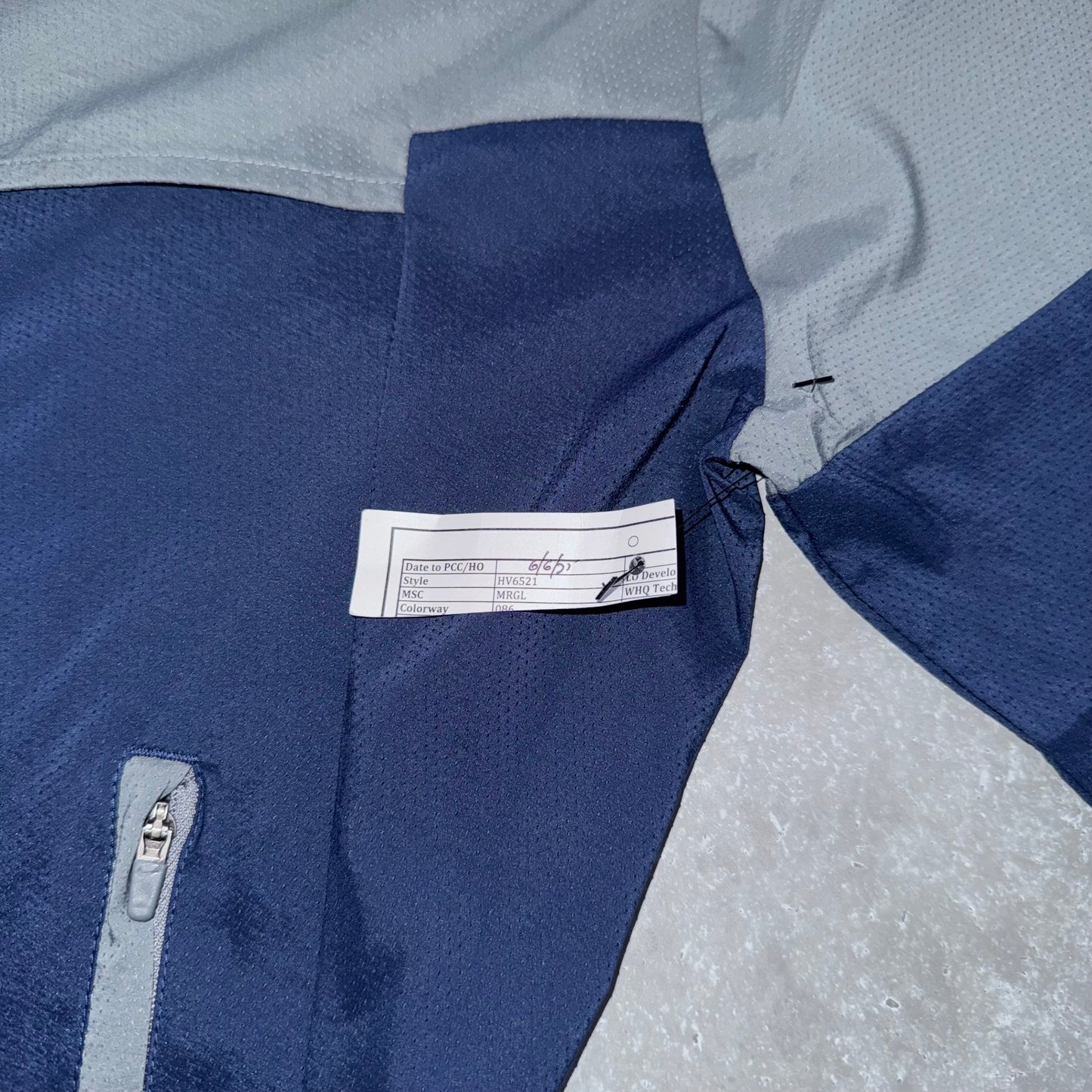 Nike Marine Blue & Grey Sample Windbreaker