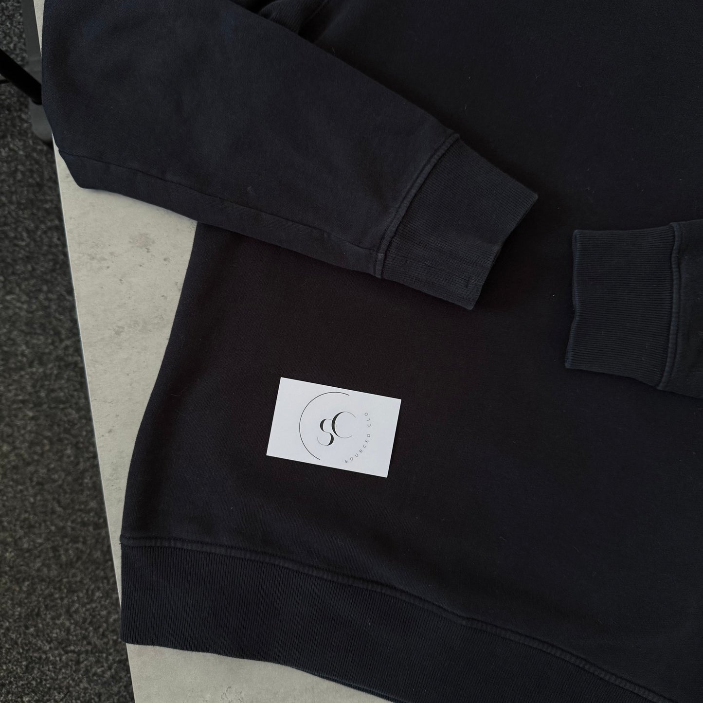 Stone Island Black Crewneck Sweatshirt