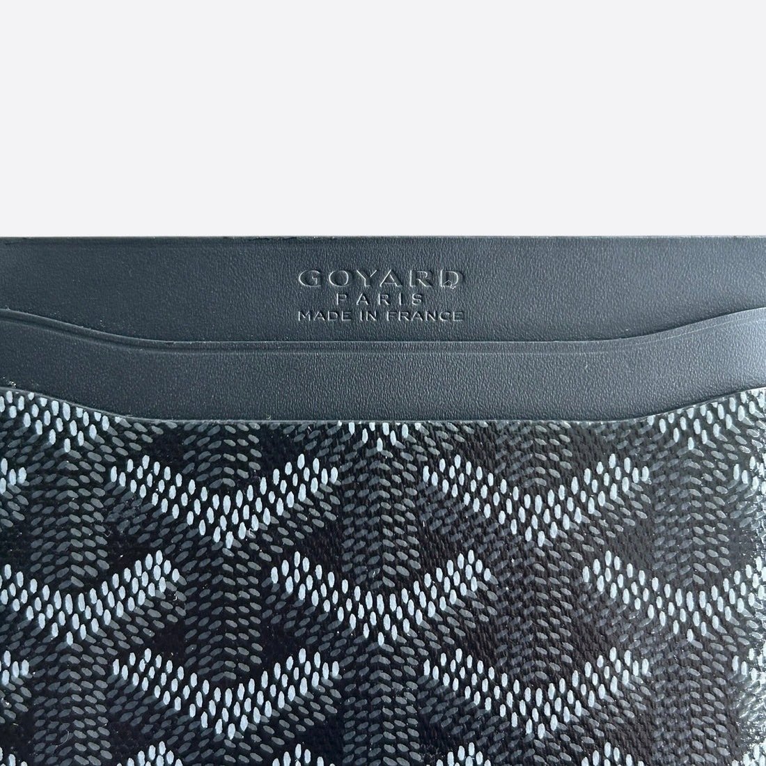Goyard Sulpice Card Holder Jet Black