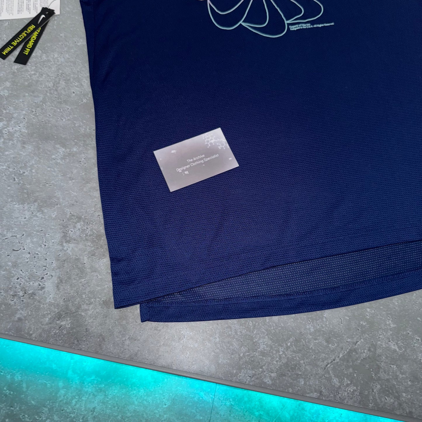 Nike Navy Pinwheel 1.0 Miler Vest