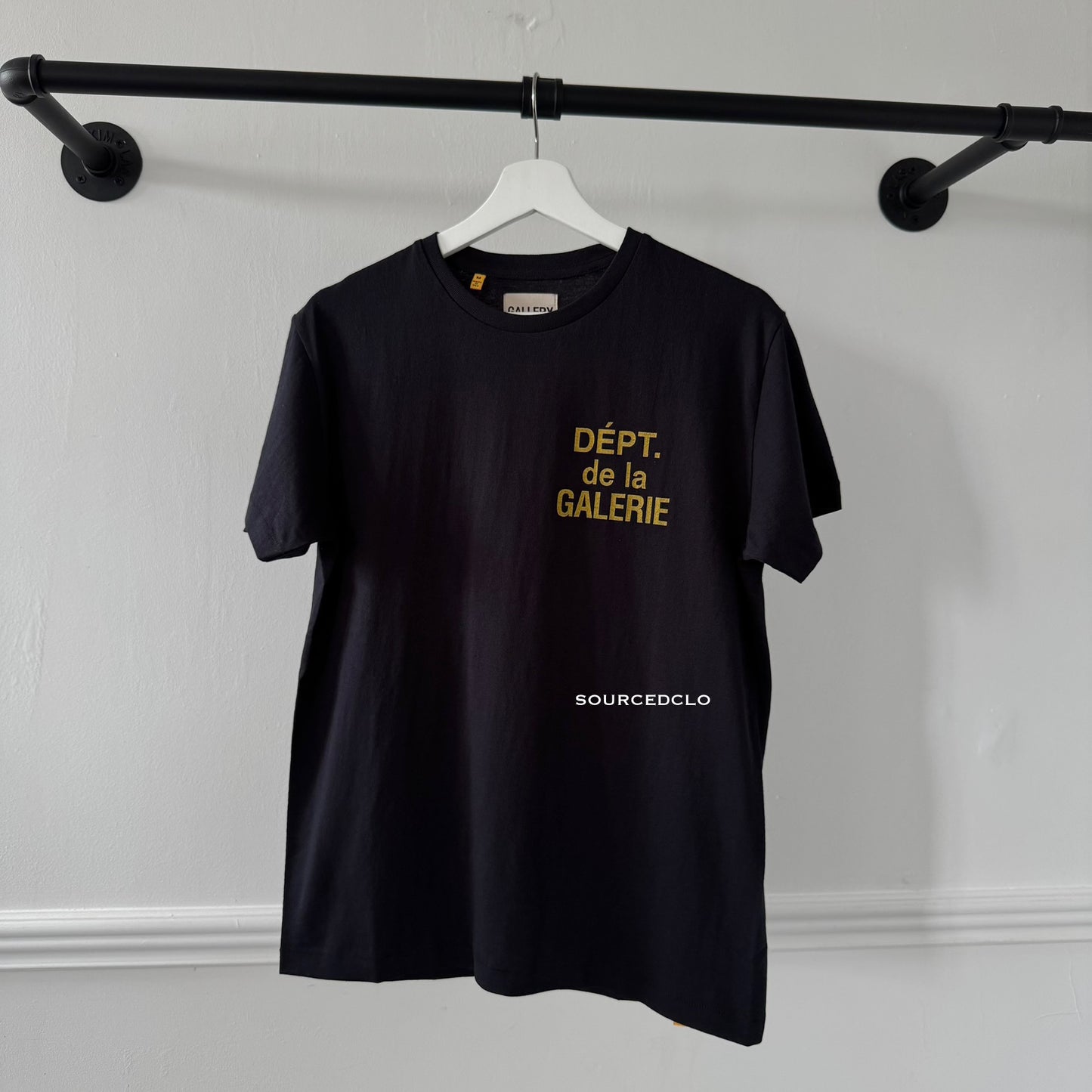 Gallery Dept Black French Logo T Shirt