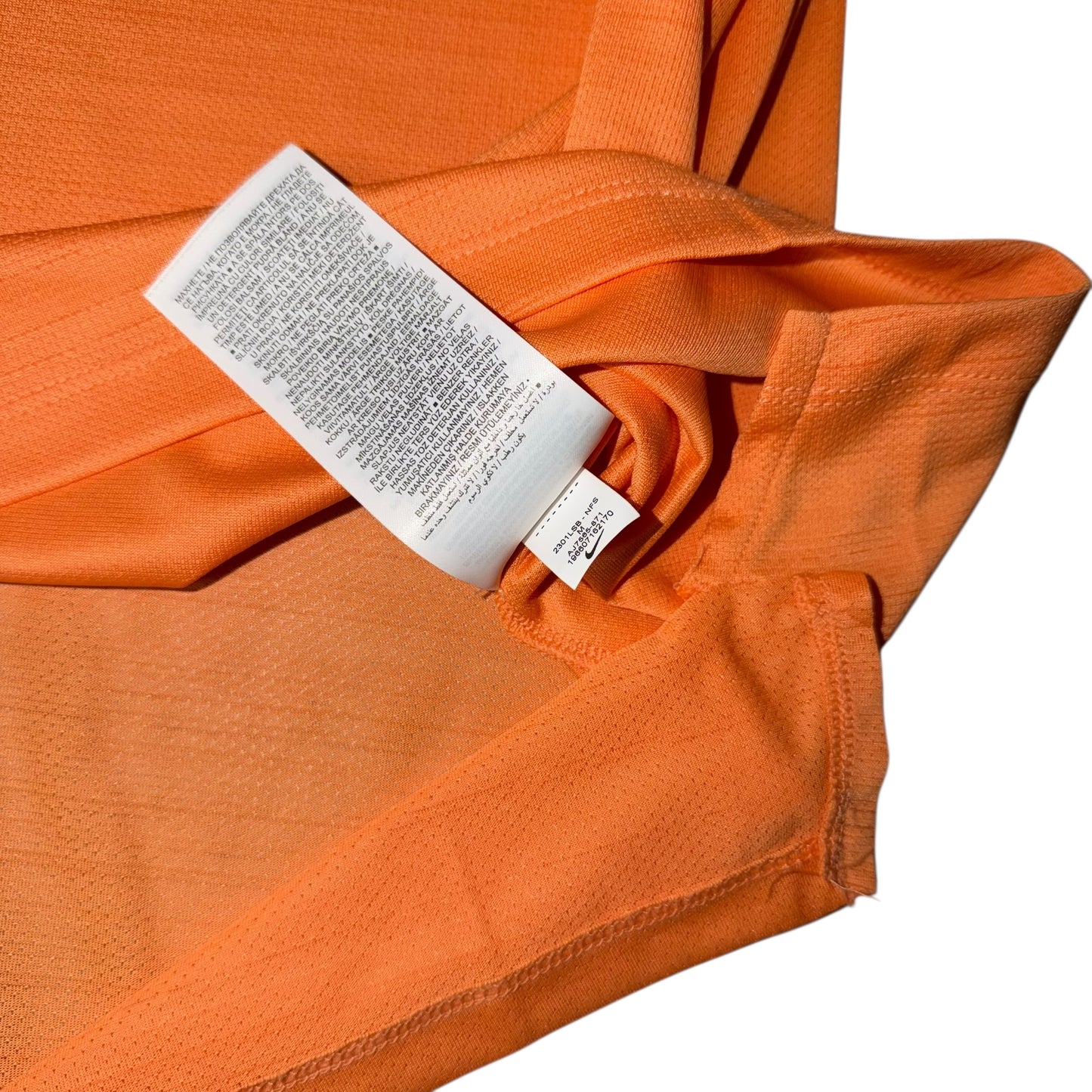 Nike Orange Trance 1.0 Miler T Shirt