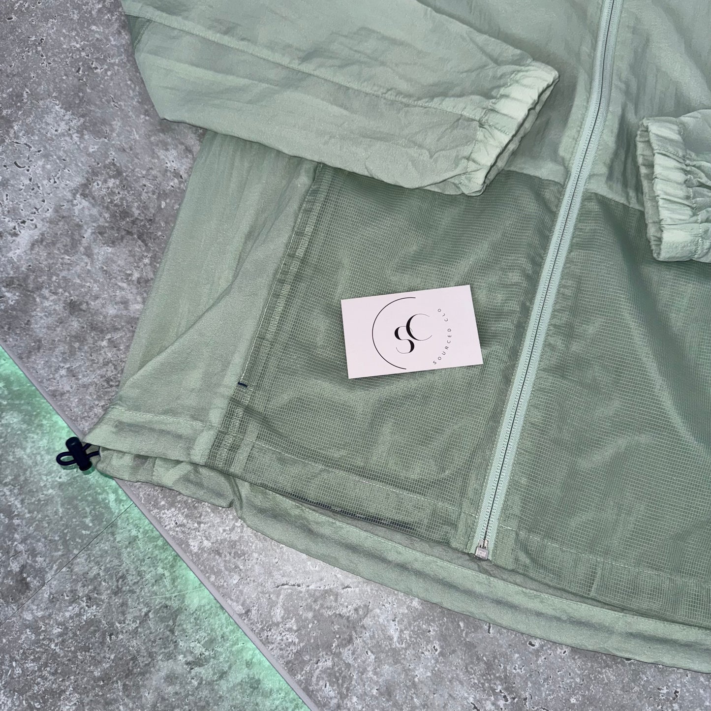 Asics Pistachio Green Light Windbreaker