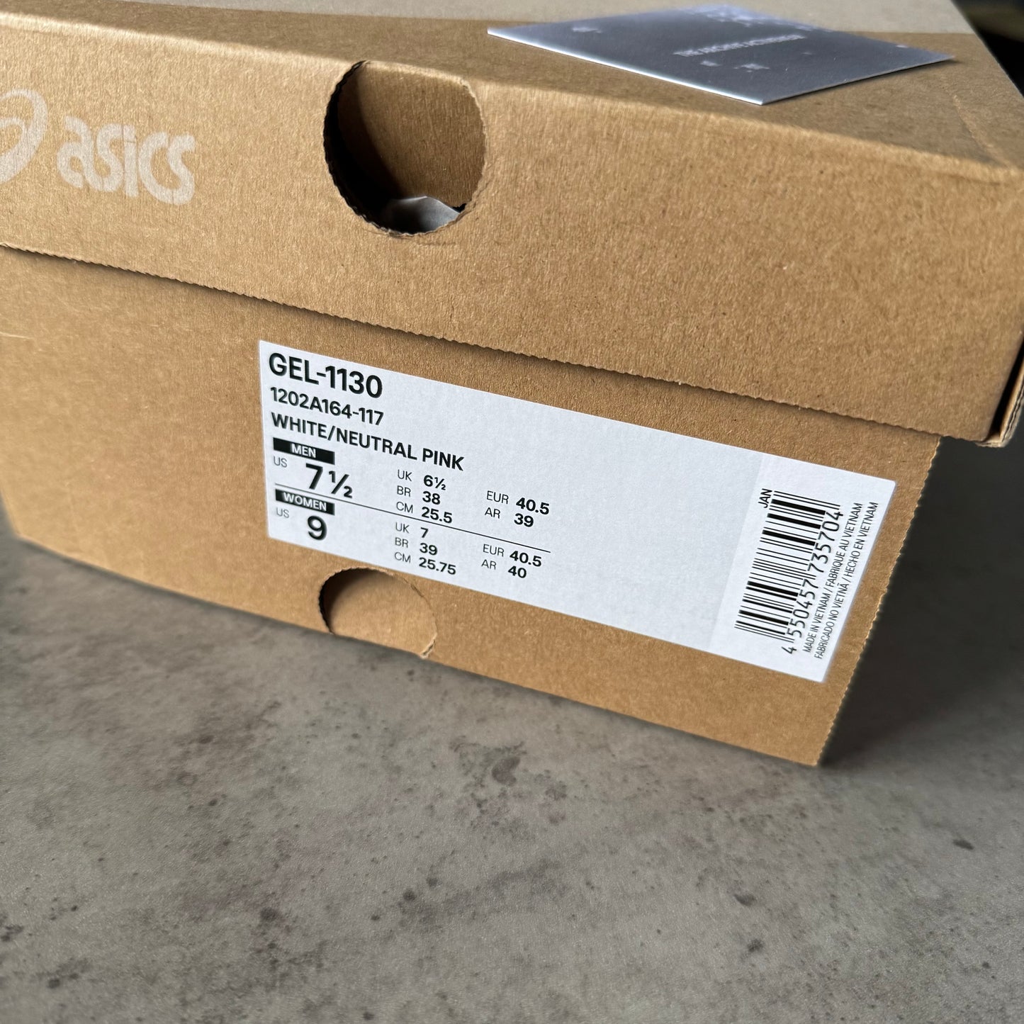 Asics Gel 1130 Neutral Pink Trainers