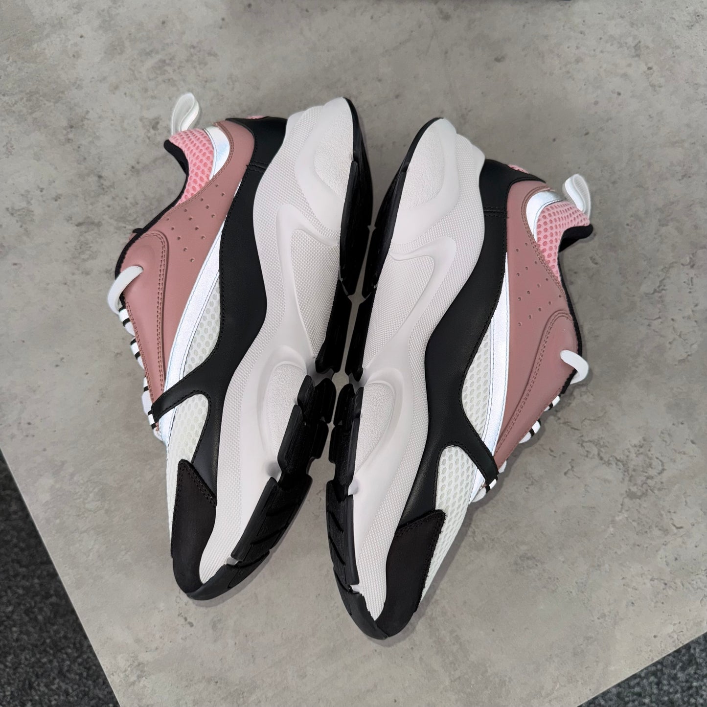 Dior B22 Pink White Black Trainers