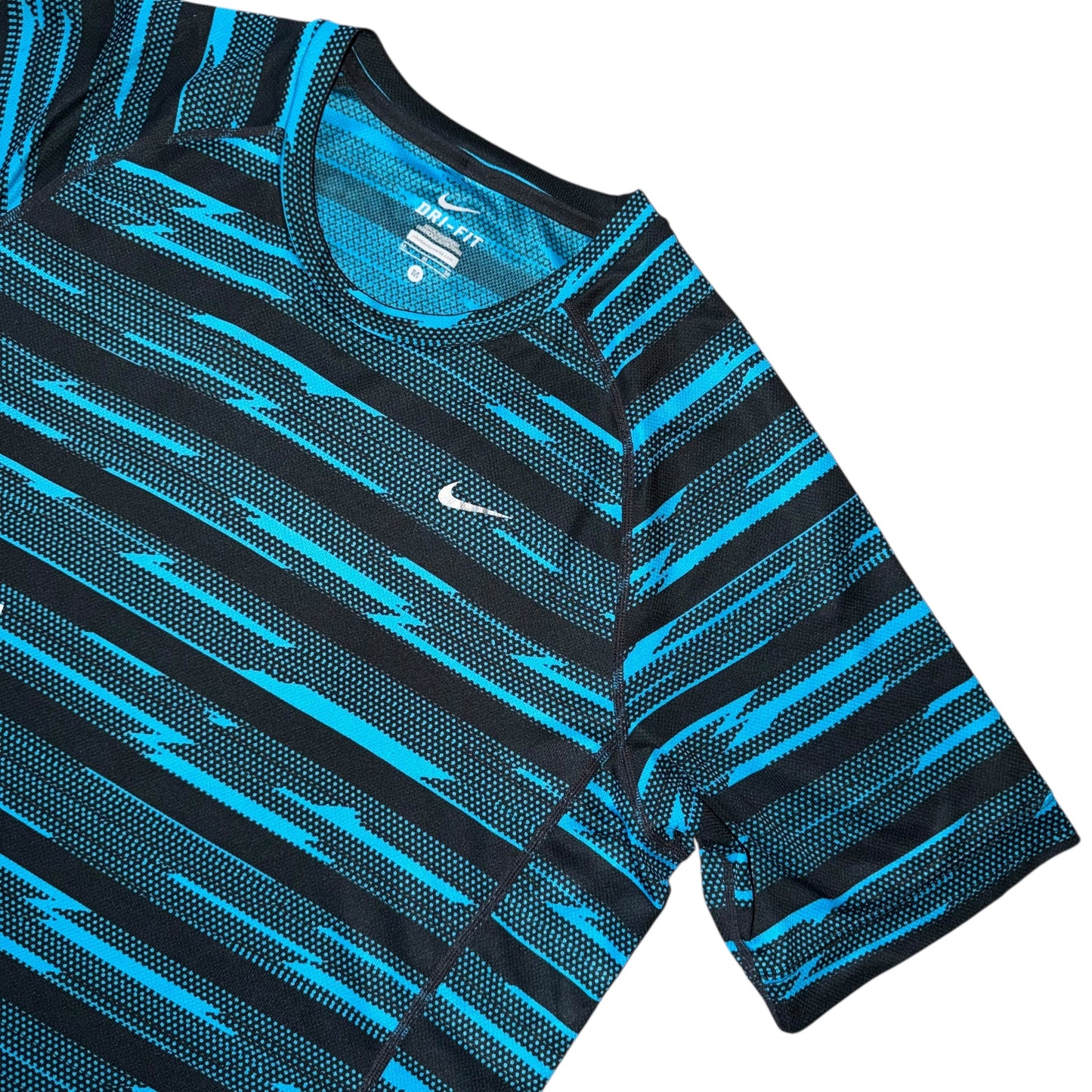 Nike Blue Glitch Running T Shirt
