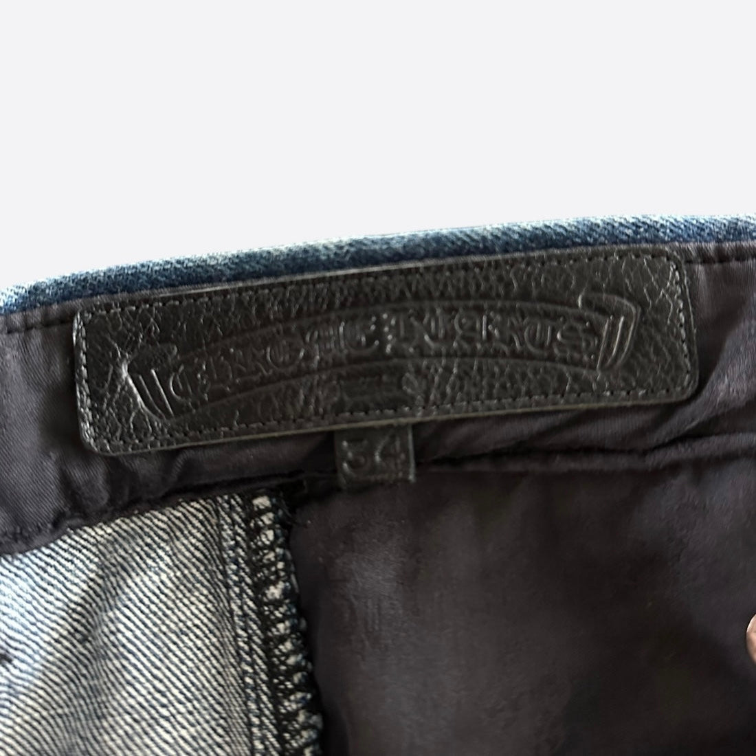 Chrome Hearts Blue Cross Patch Carpenter Shorts