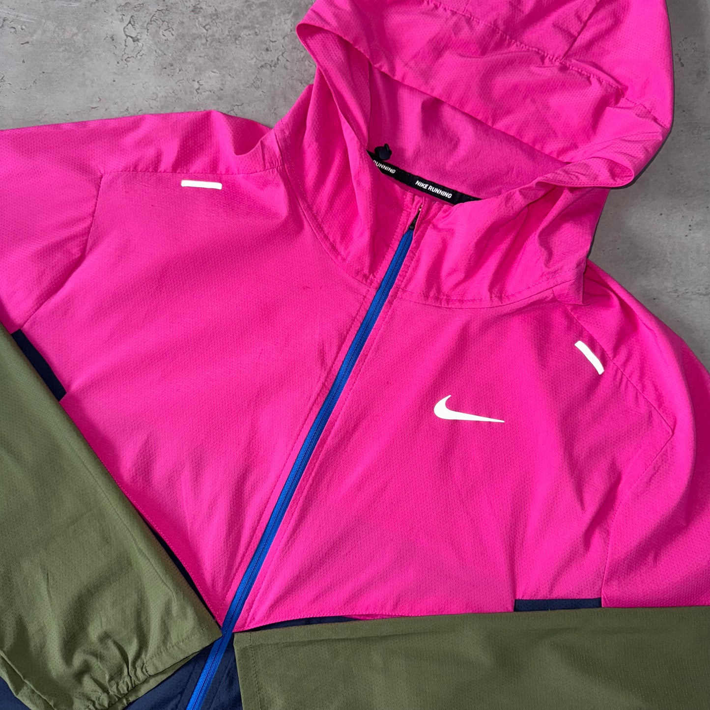 Nike Pink & Khaki UV Windbreaker