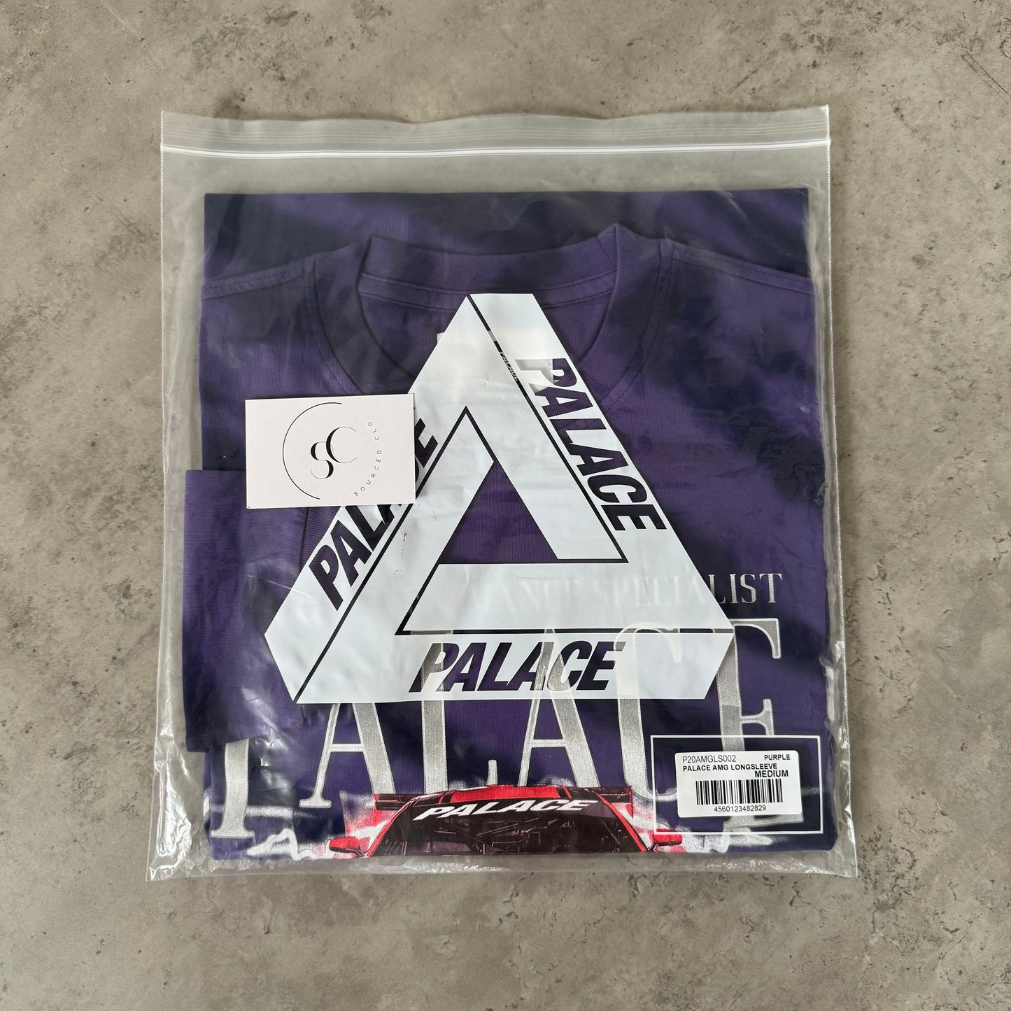 Palace AMG Purple Longsleeve T Shirt