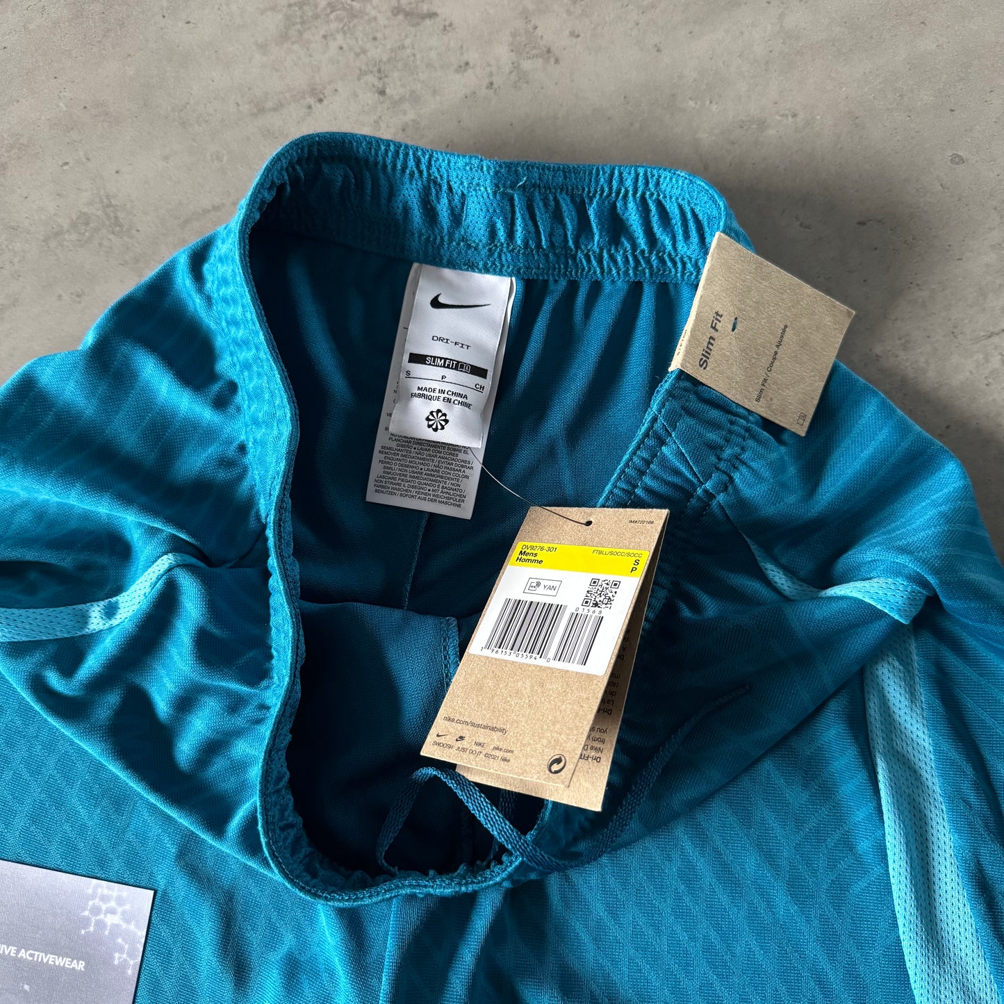 Nike Dri Fit Strike Baltic Blue Shorts