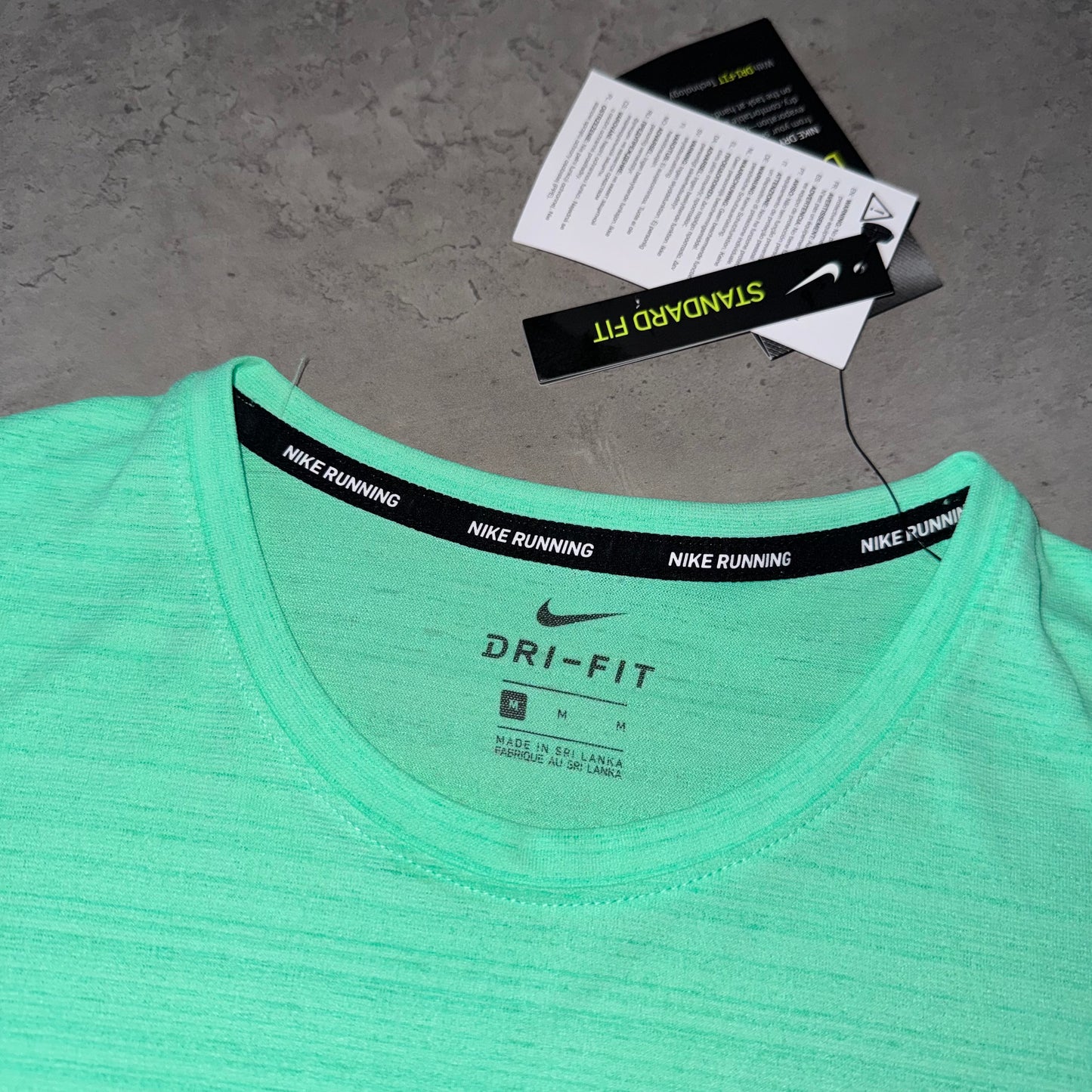 Nike Mint Green 2.0 Miler T Shirt