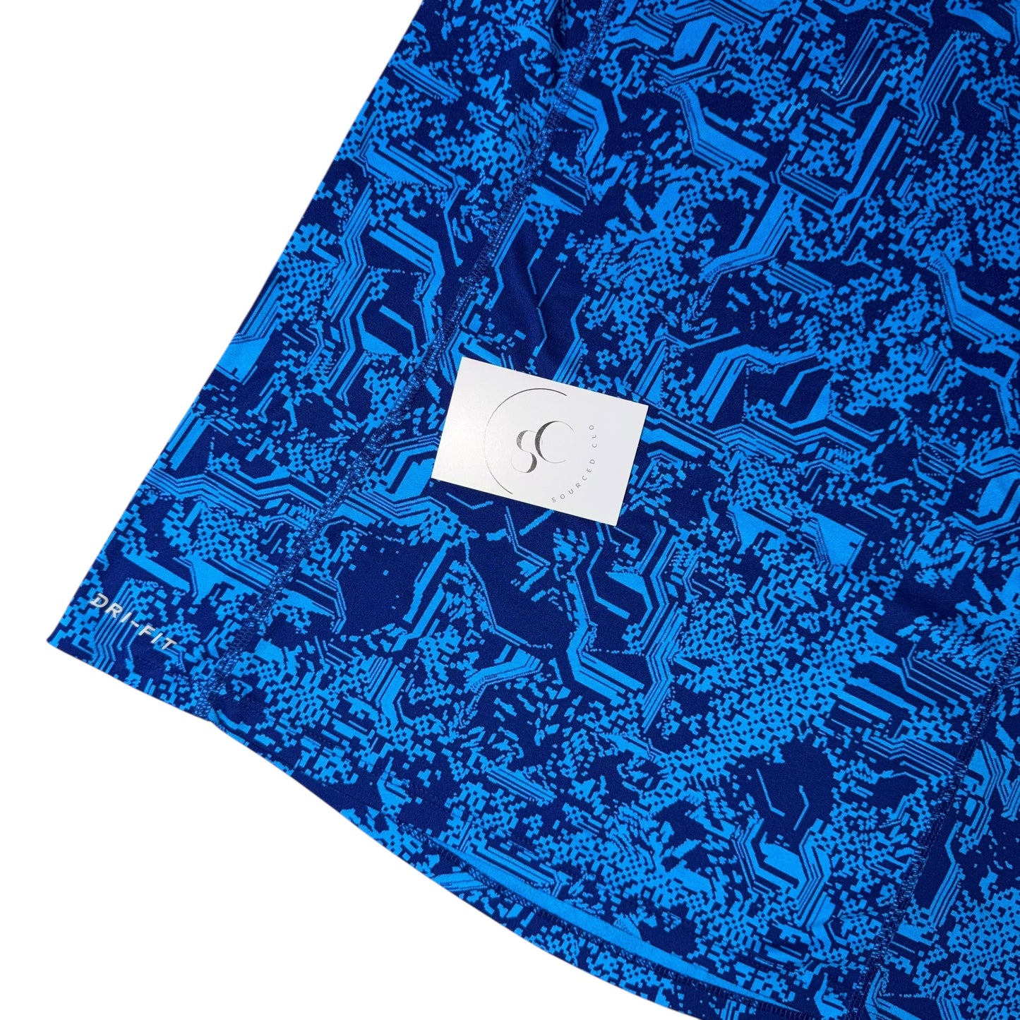 Nike Blue Digital Miler T Shirt