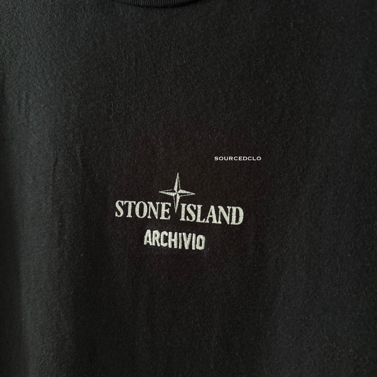 Stone Island Archivo Monobava Black T Shirt