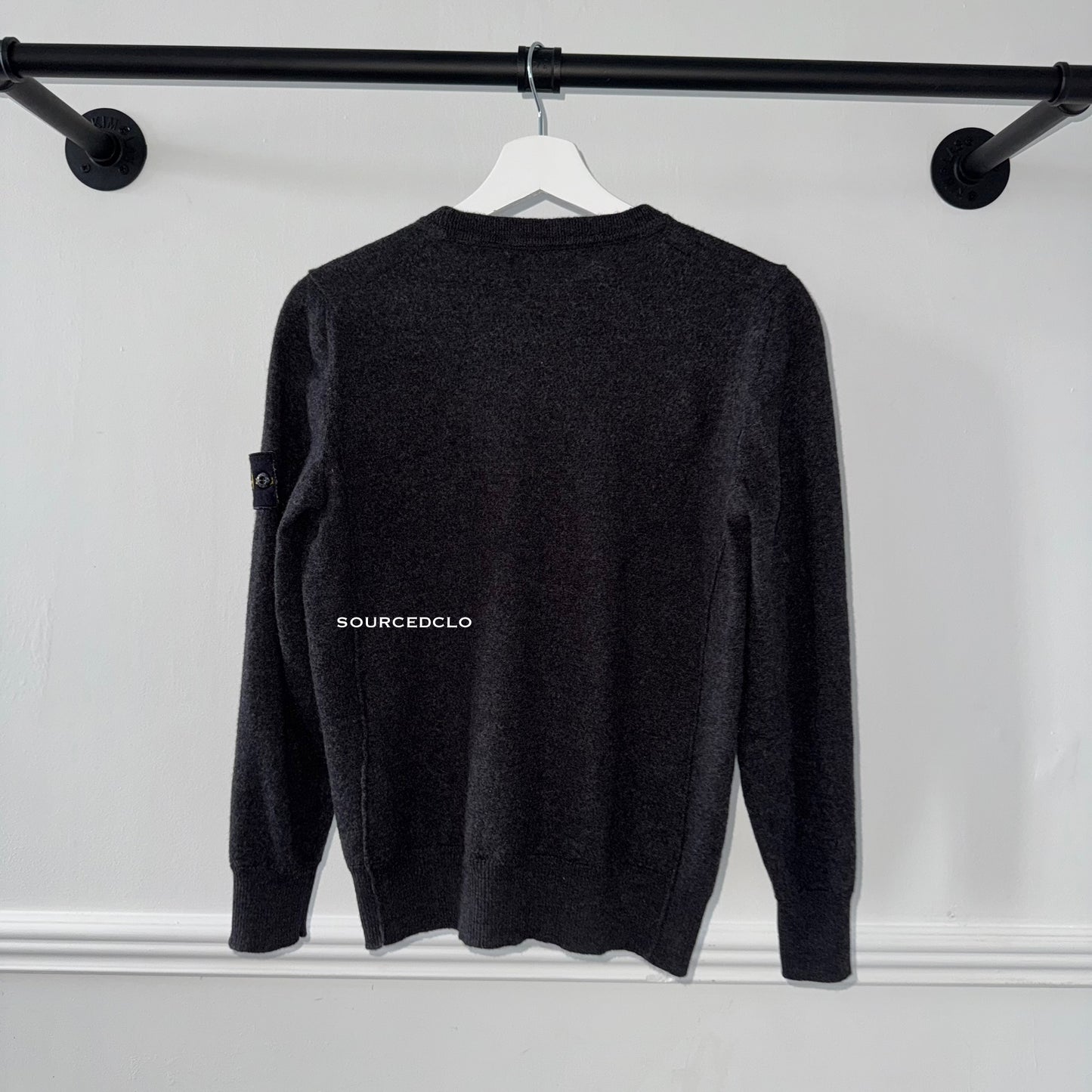 Stone Island Charcoal Knit Jumper