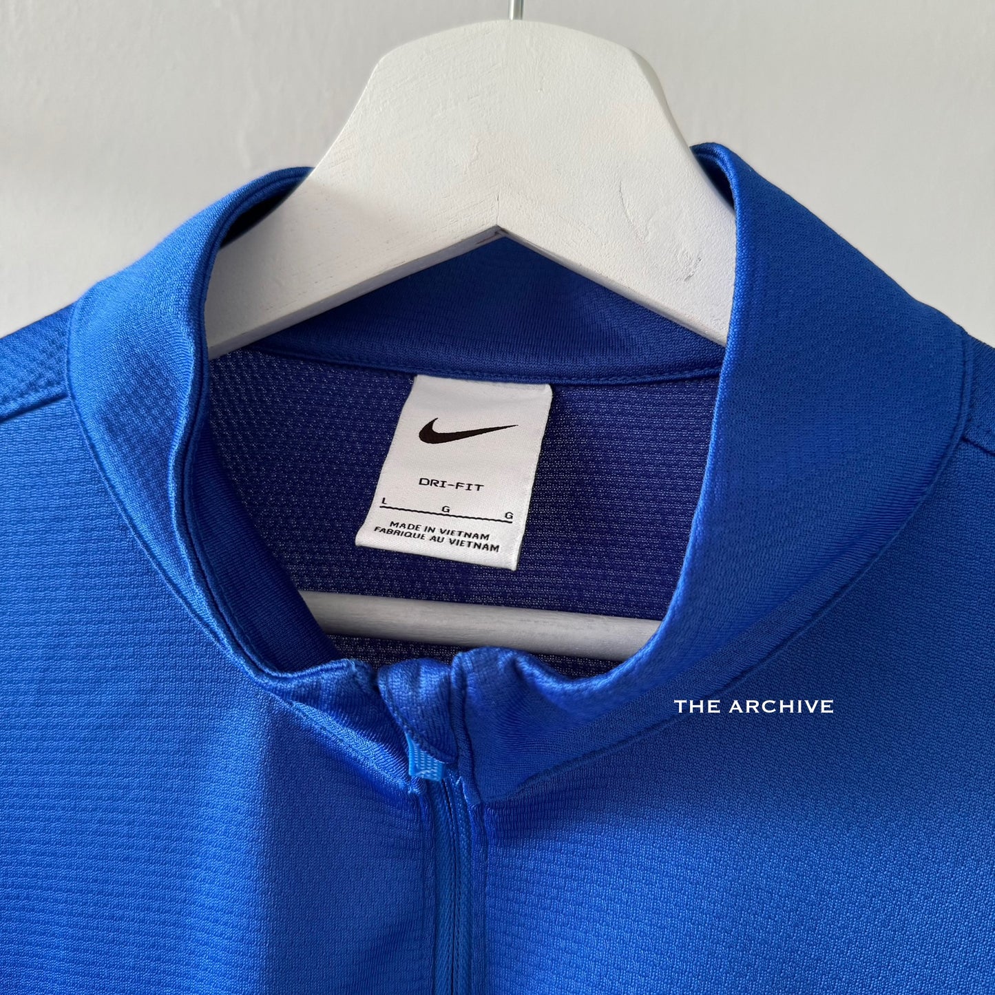 Nike Dri Fit Blue Half Zip