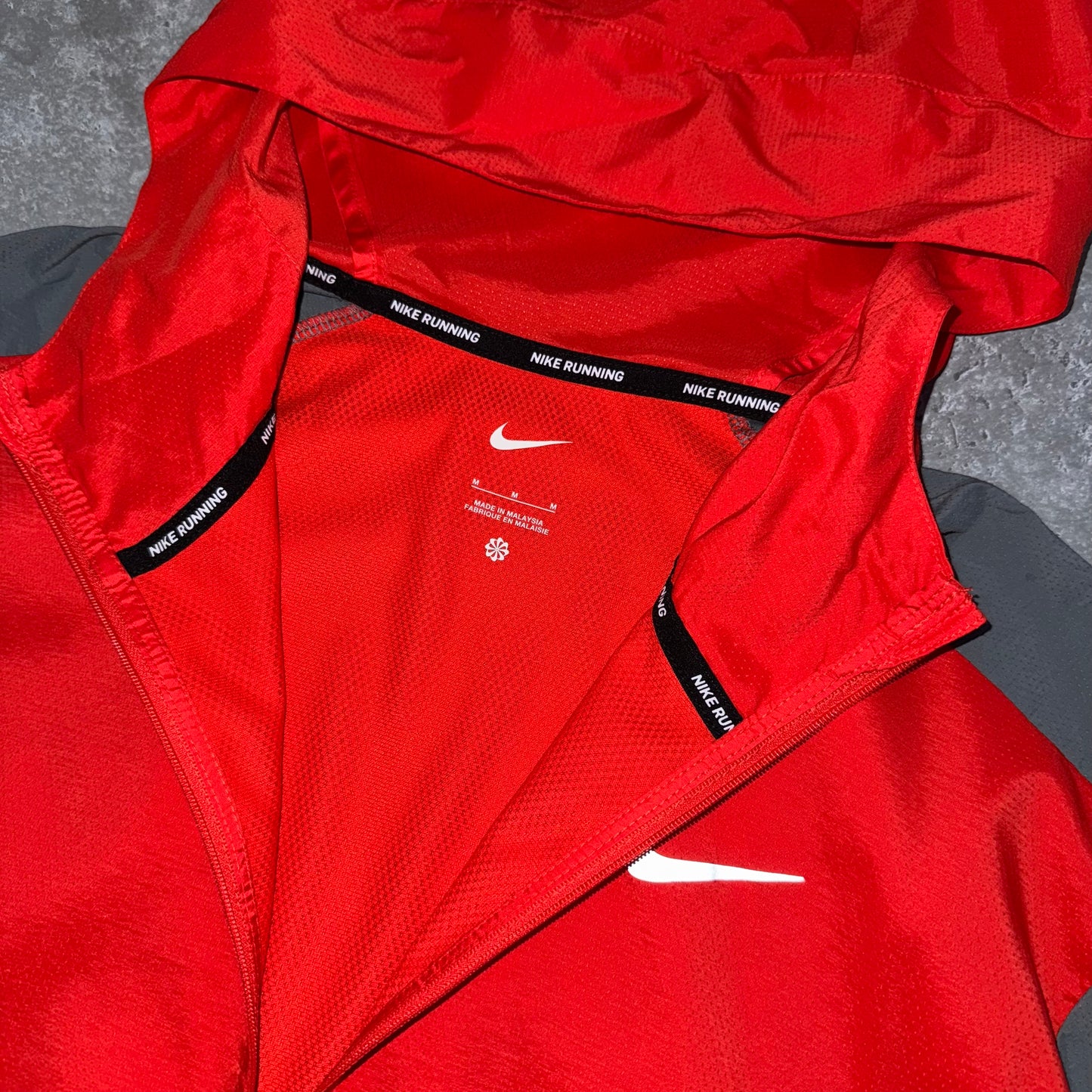 Nike Red & Grey UV Red Windbreaker