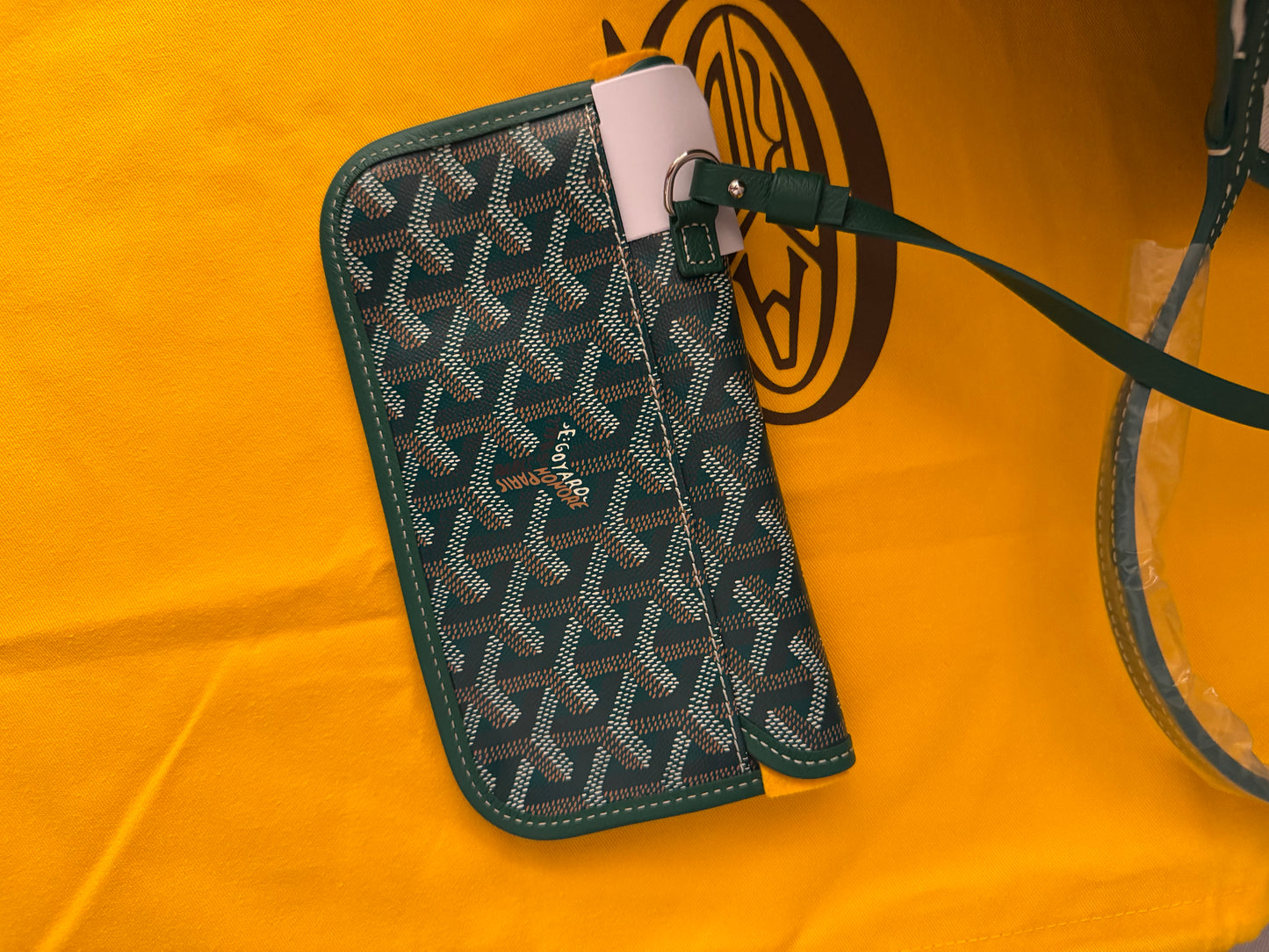 Goyard ST Louis Green Tote Bag