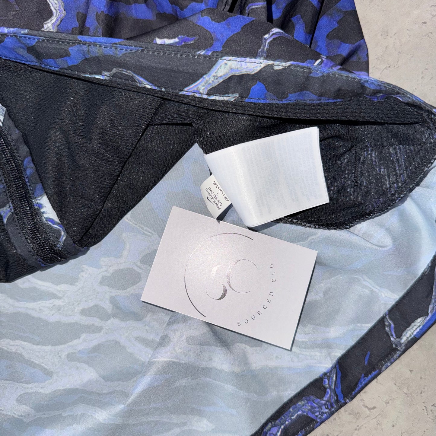 Nike Blue Galaxy Windbreaker Jacket