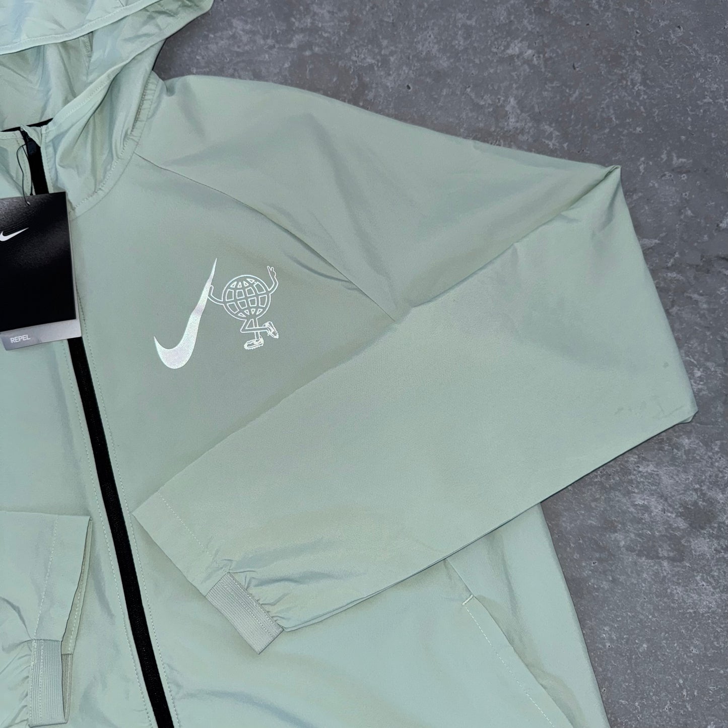 Nike Light Green Wild Run Windbreaker