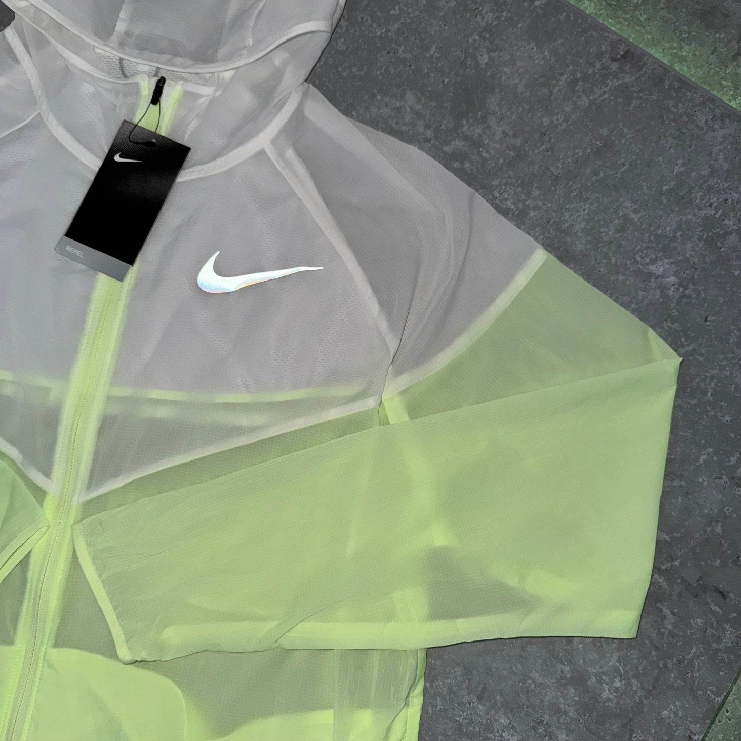 Nike Green White Windrunner