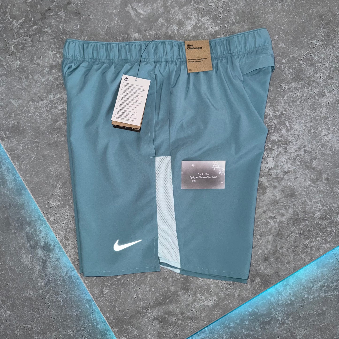 Nike Denim Turquoise Challenger Shorts
