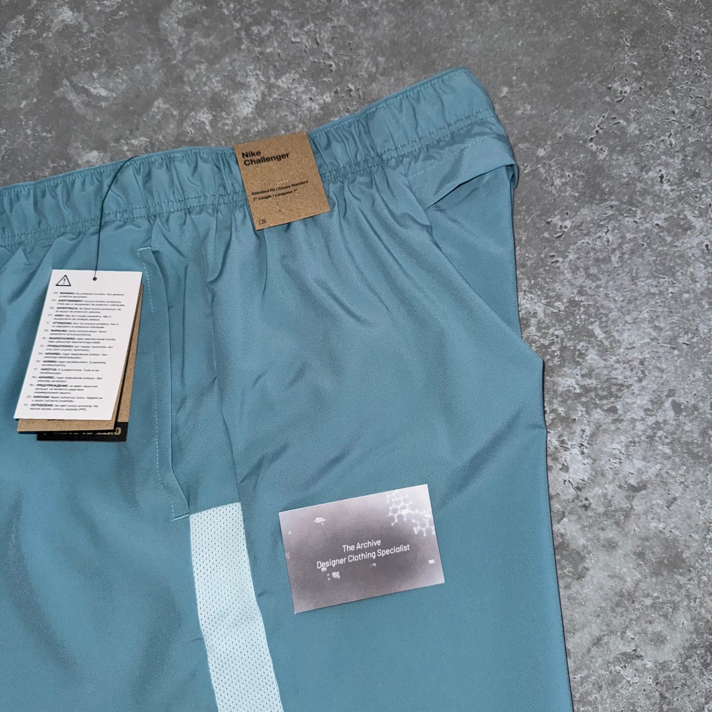 Nike Denim Turquoise Challenger Shorts